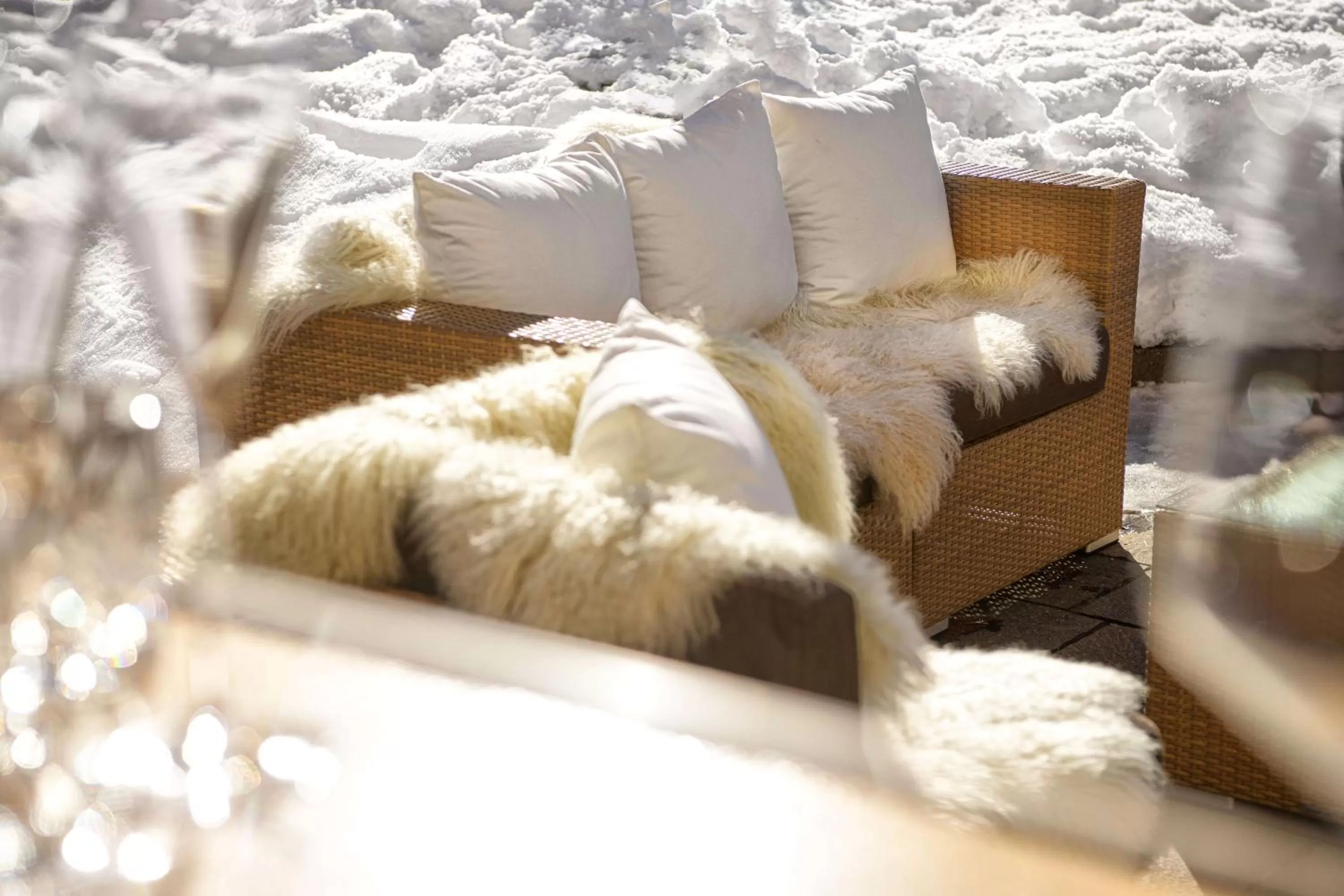 Seating area in Alpines Lifestyle Hotel Tannenhof