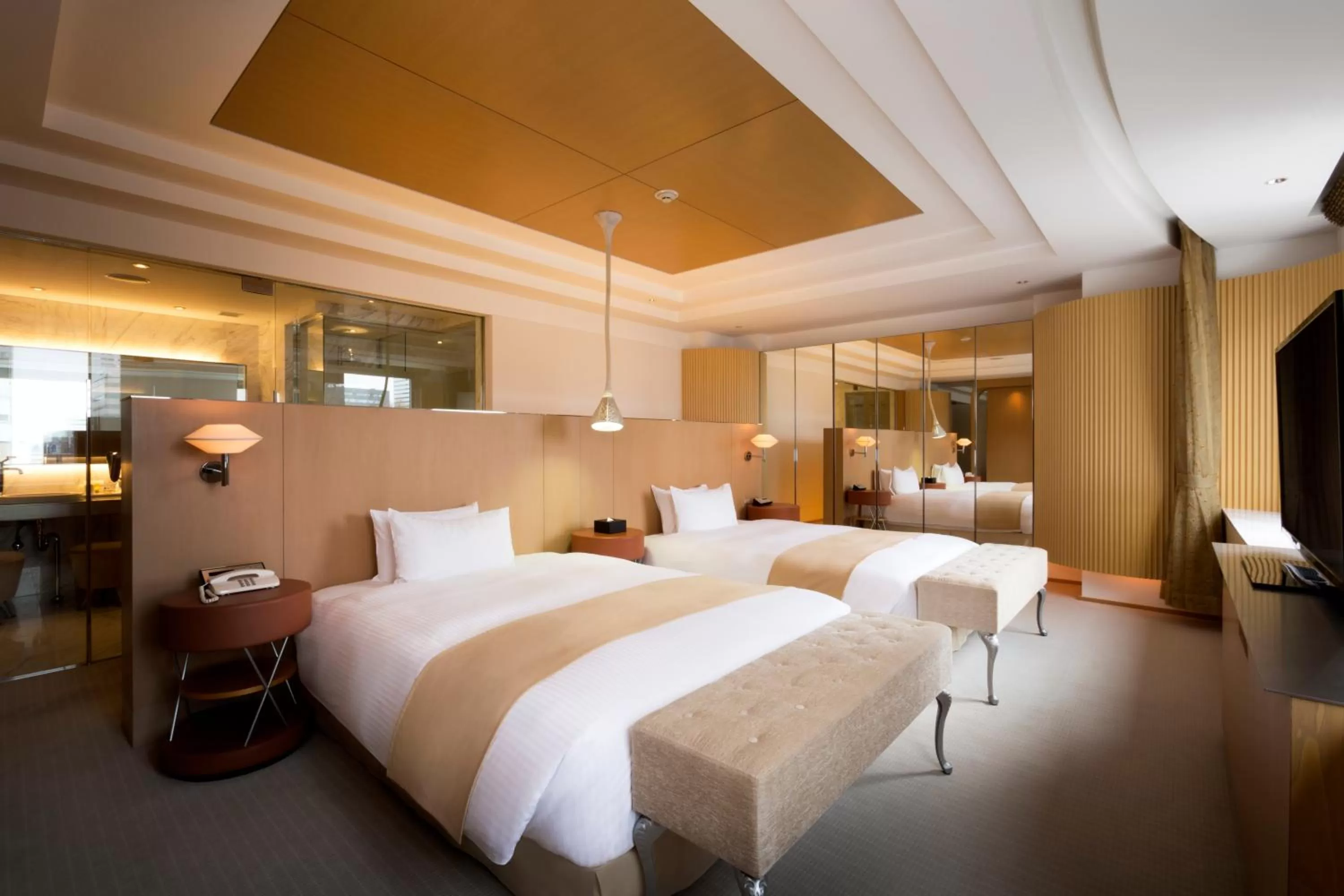 Photo of the whole room, Bed in Sapporo Grand Hotel