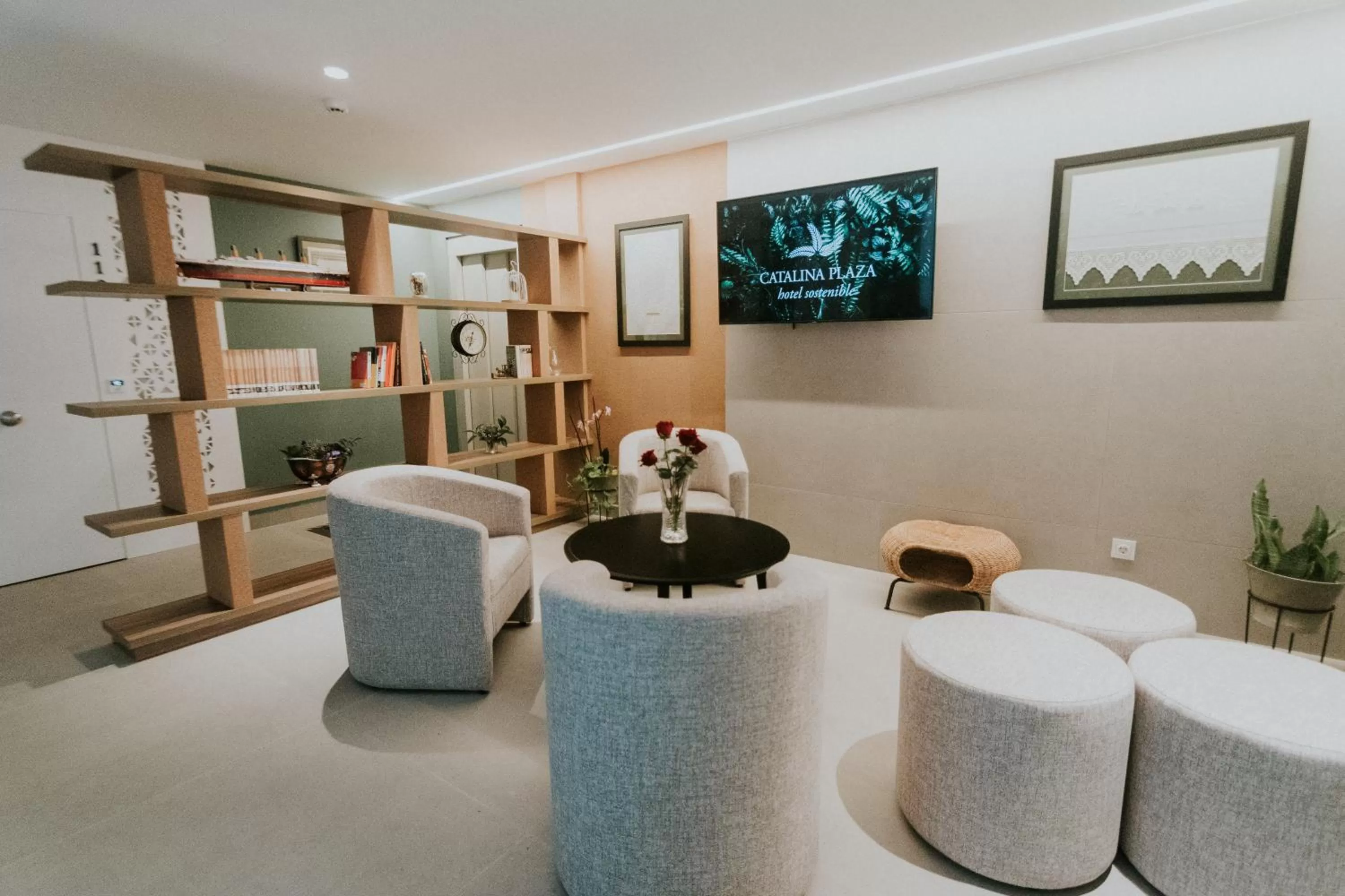 Living room in Catalina Plaza Hotel Sostenible