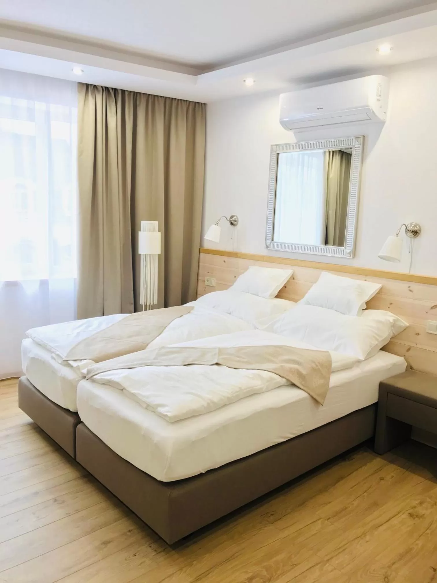 Bed in Egria Apartments