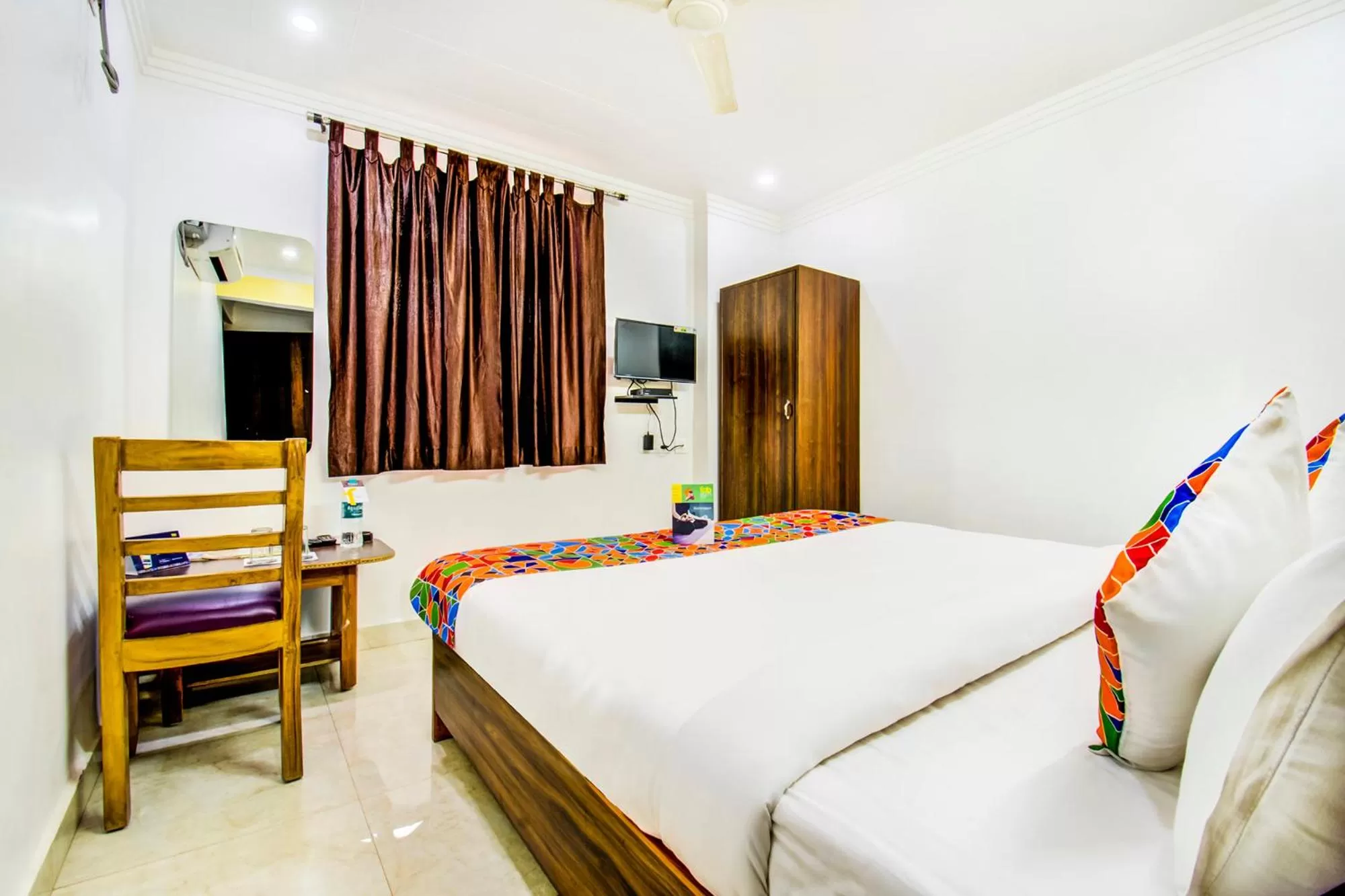 Bedroom, Bed in FabHotel Grand Sheela