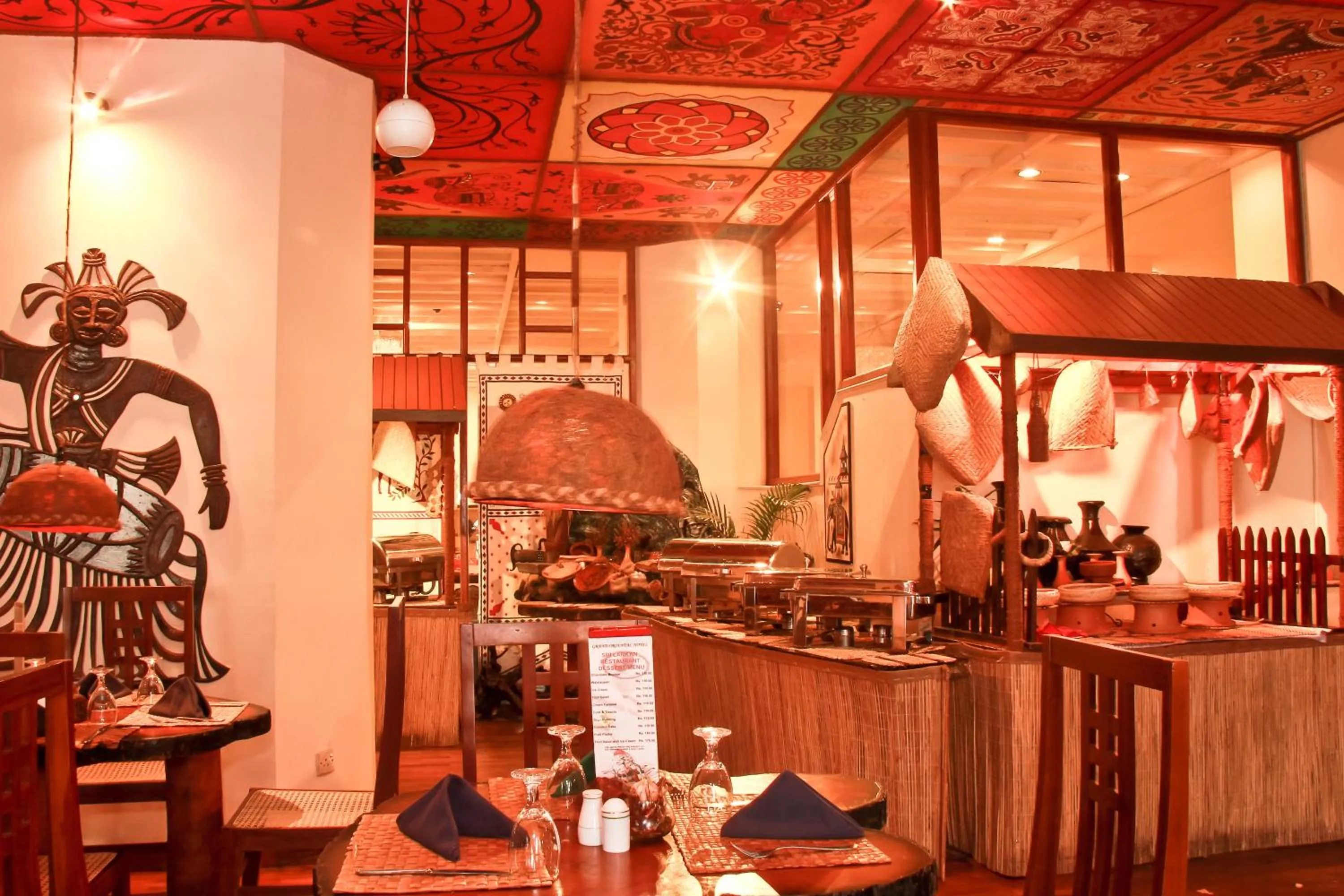 Restaurant/places to eat in Grand Oriental Hotel