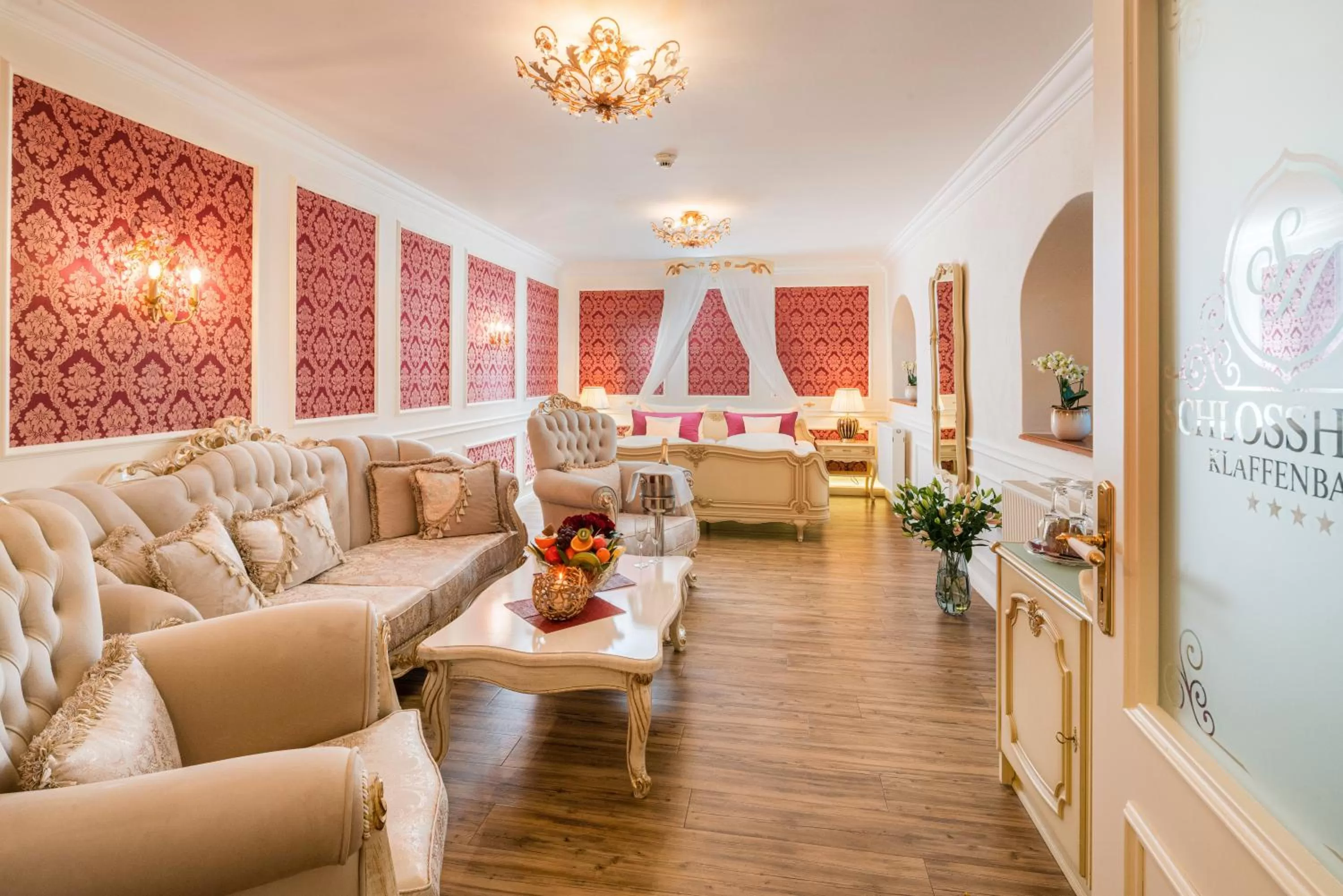 Bed in Schlosshotel Klaffenbach