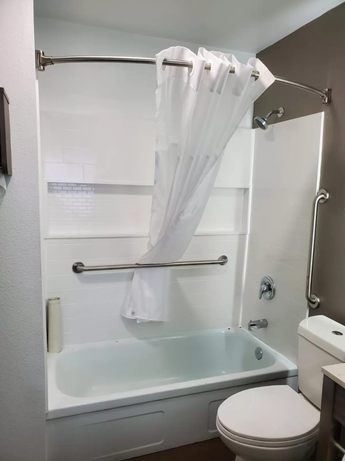 Bathroom in Money Saver Motel