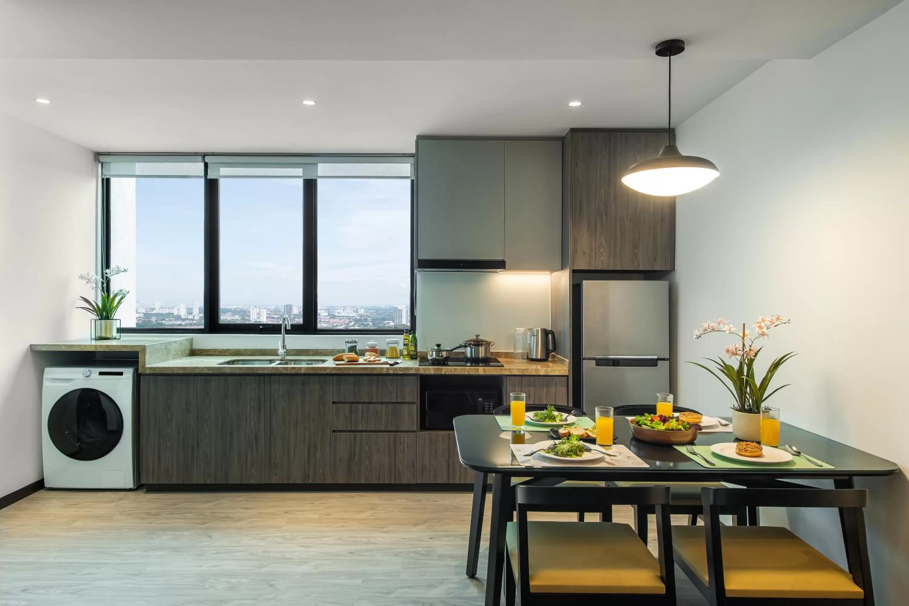 Kitchen or kitchenette in Citadines Prai Penang