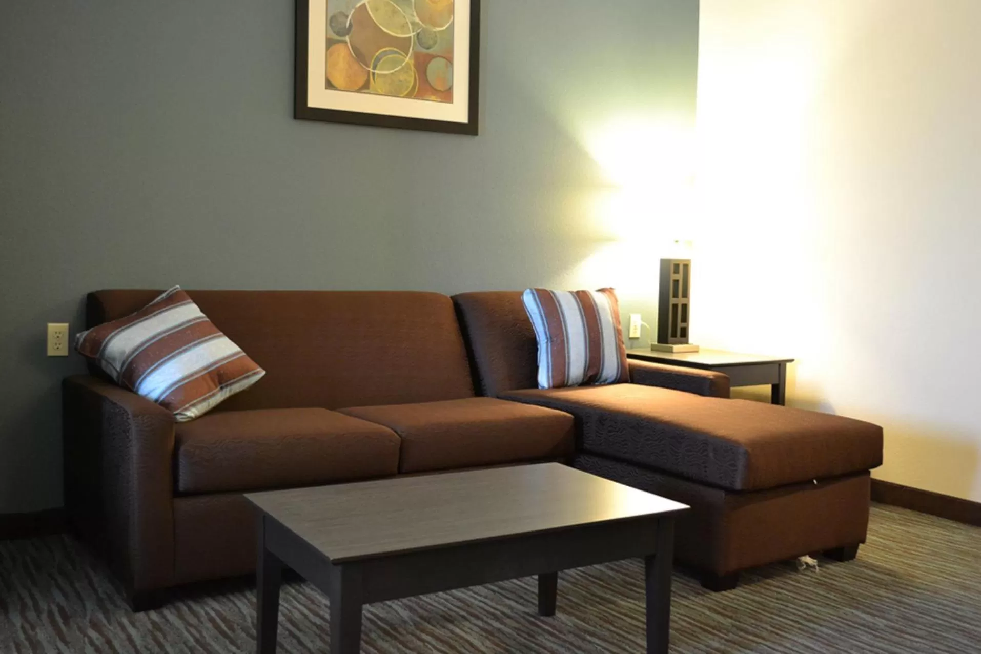 Seating area in Red River Inn and Suites