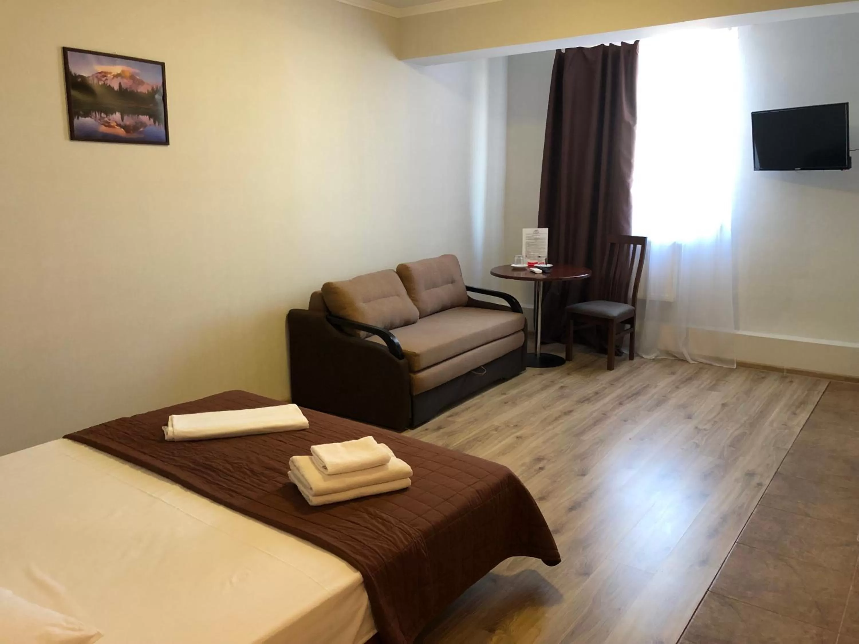 Bed in Zhuliany City Hotel