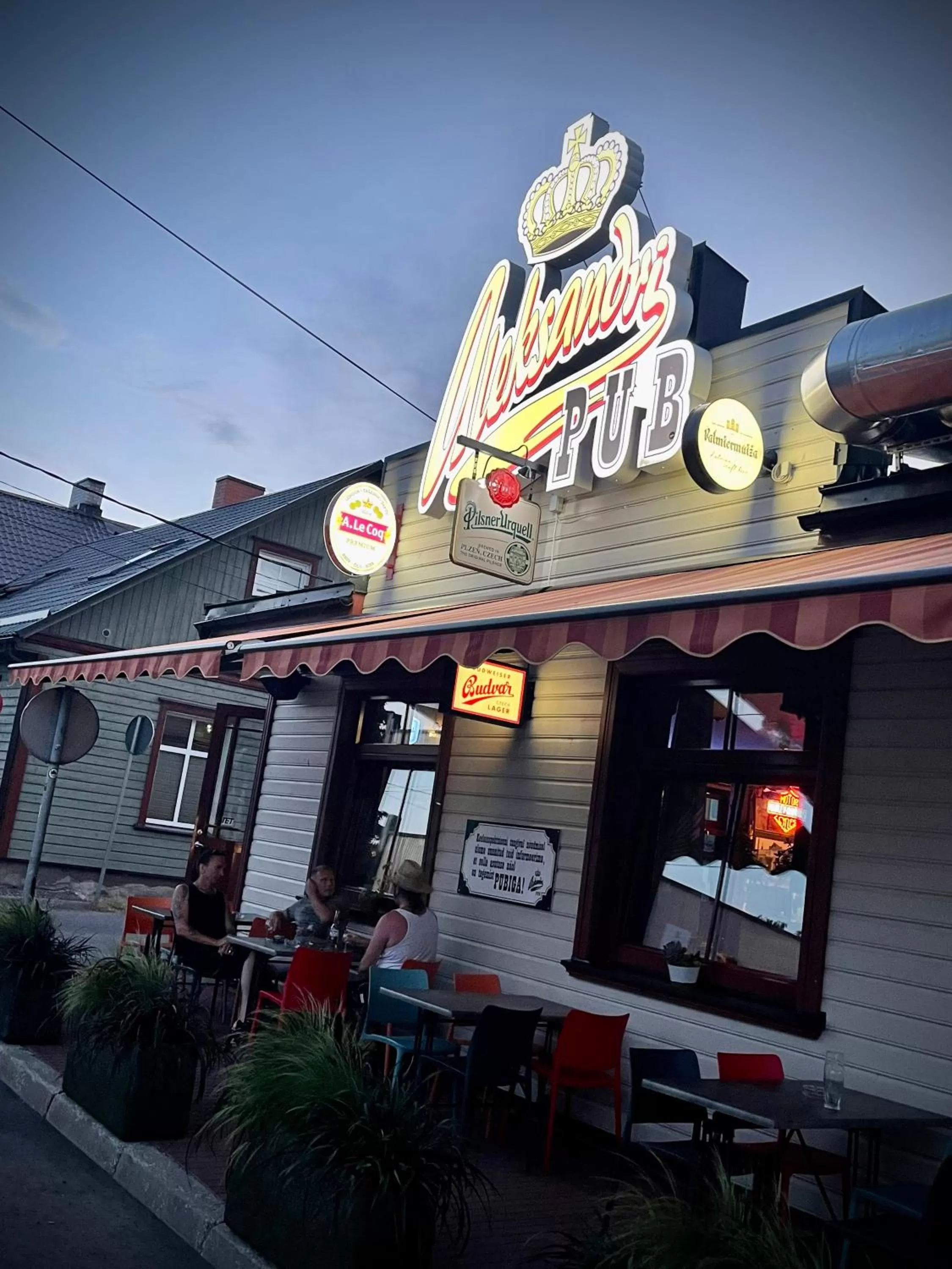 Lounge or bar, Property Building in Aleksandri Guesthouse