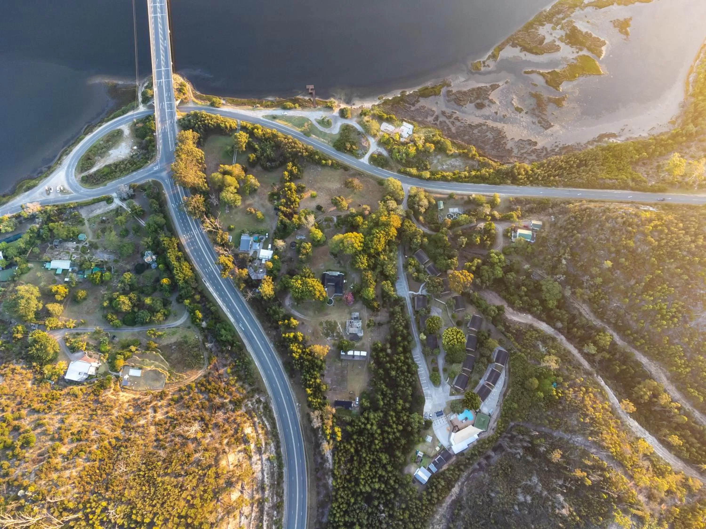 Bird's eye view in Gooderson Knysna Chalets