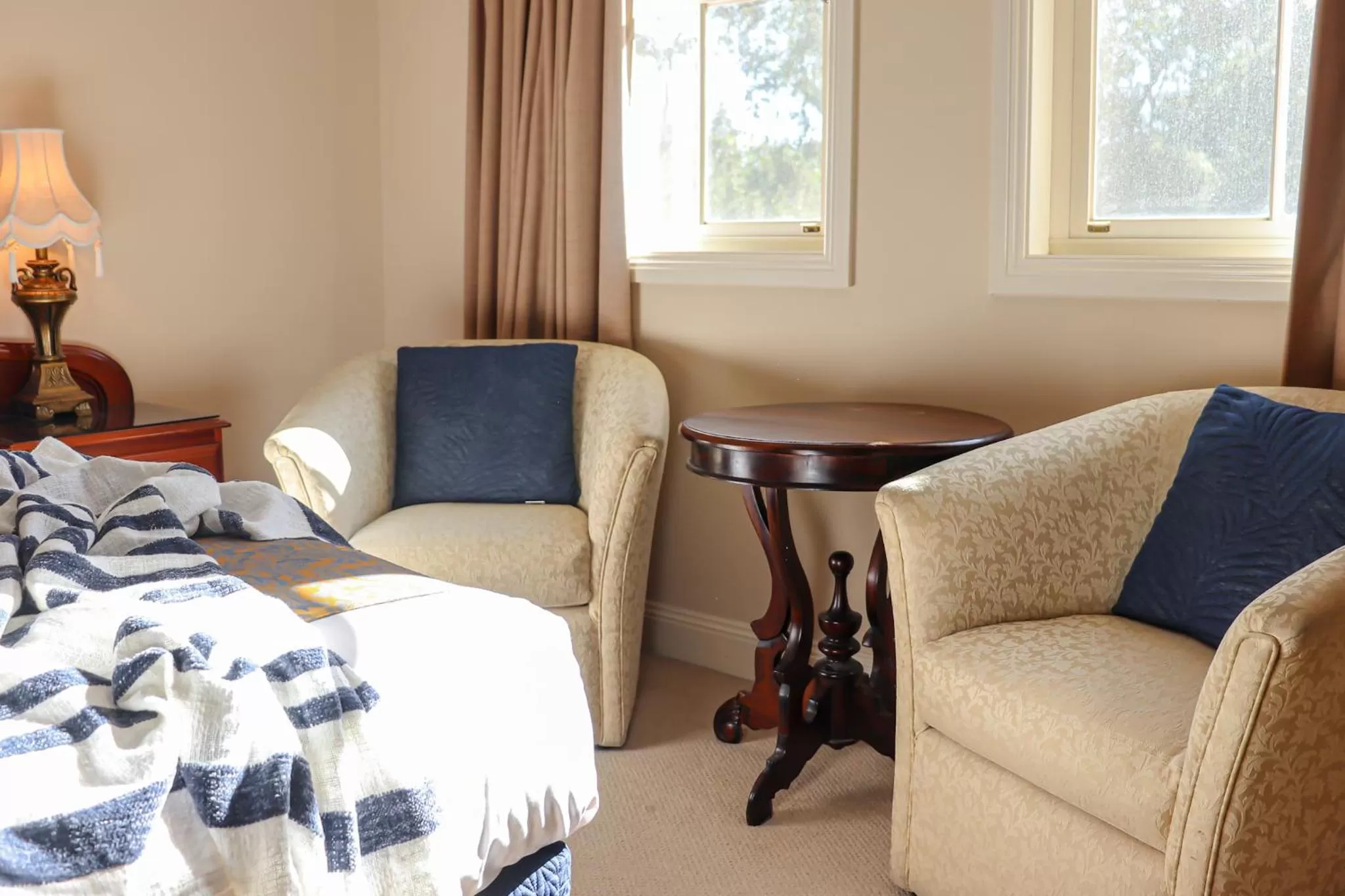 Seating Area in Plumes Boutique Bed & Breakfast