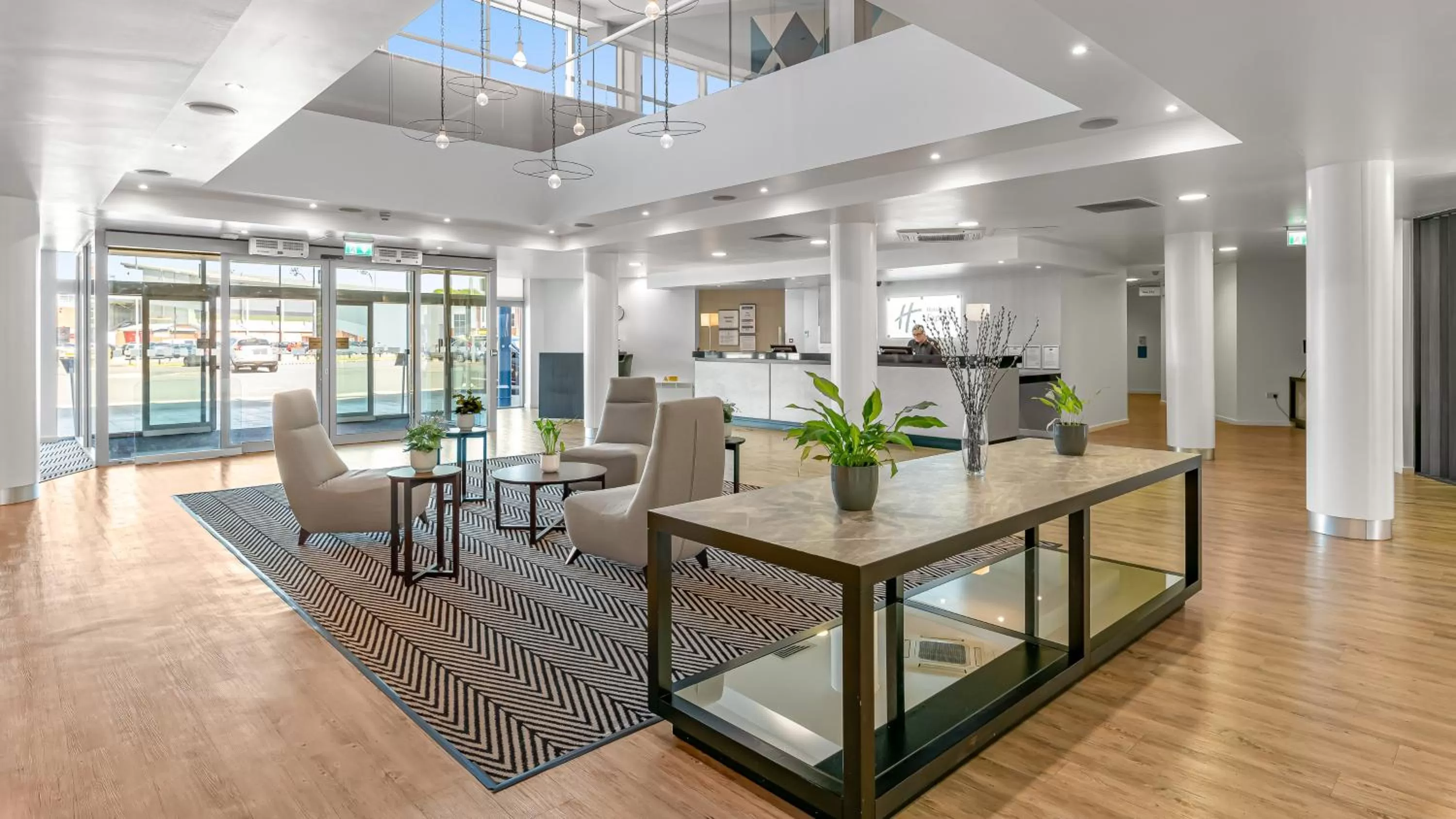 Lobby or reception in Holiday Inn Express Leigh - Sports Village by IHG