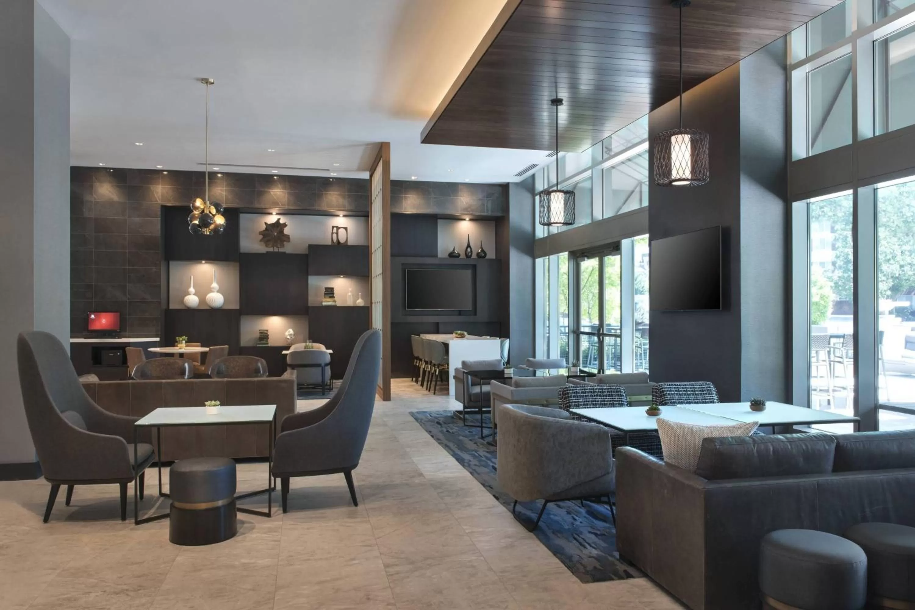 Lounge or bar in Bethesda North Marriott Hotel & Conference Center