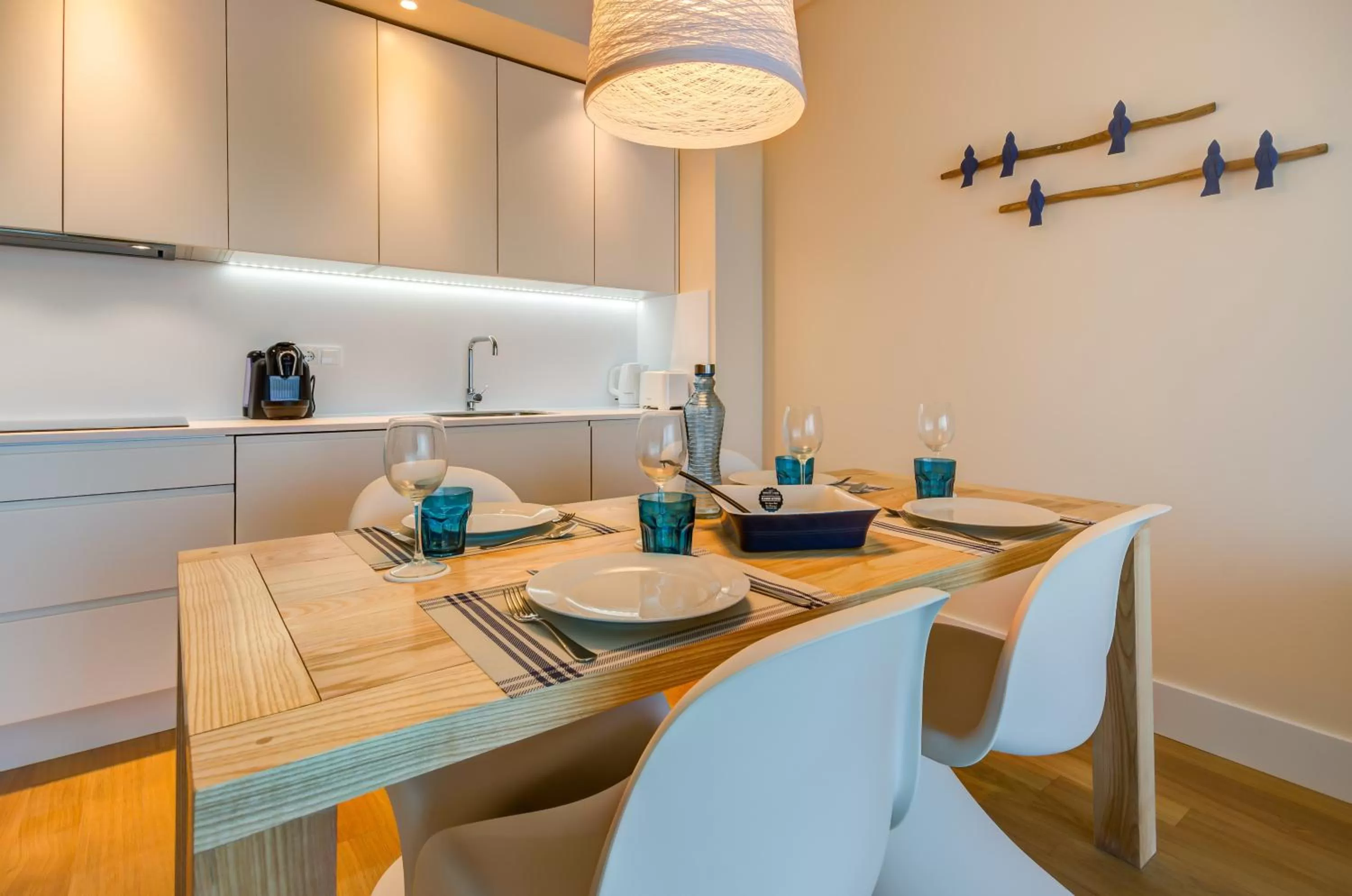 Kitchen or kitchenette in Praia do Sal Resort