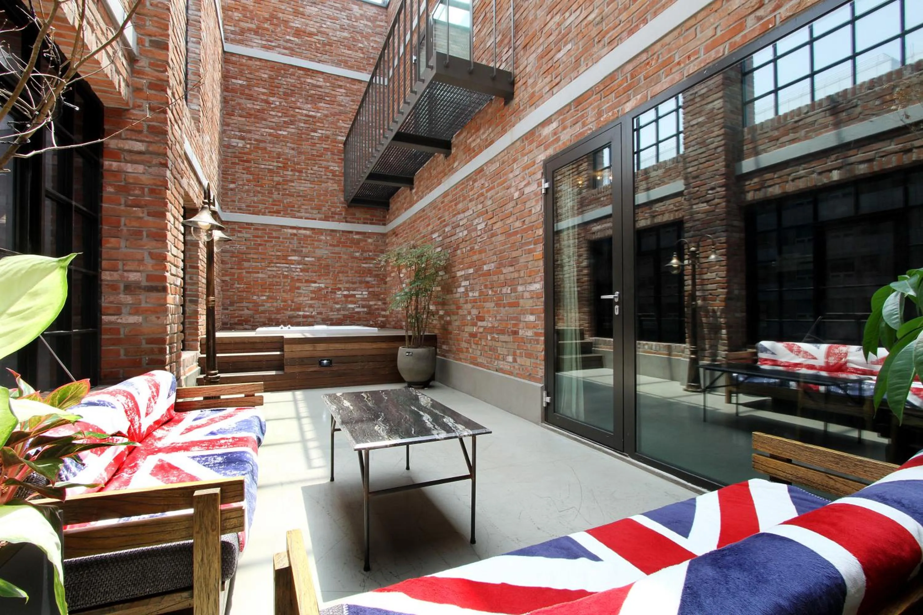 Patio in Boutique Hotel Loft