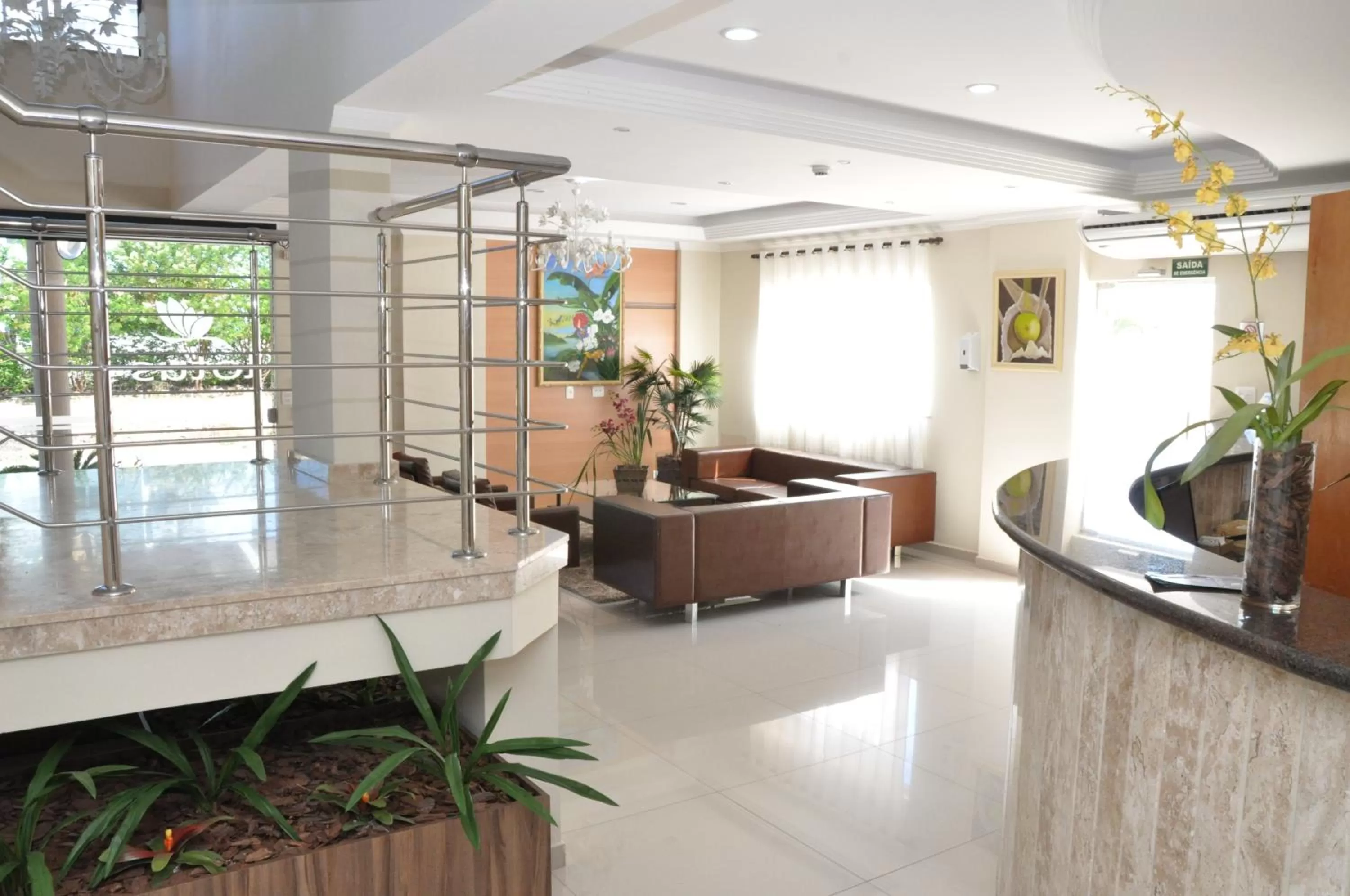 Lobby or reception in Lotus Hotel - à 6 km do Santuário de Aparecida-SP