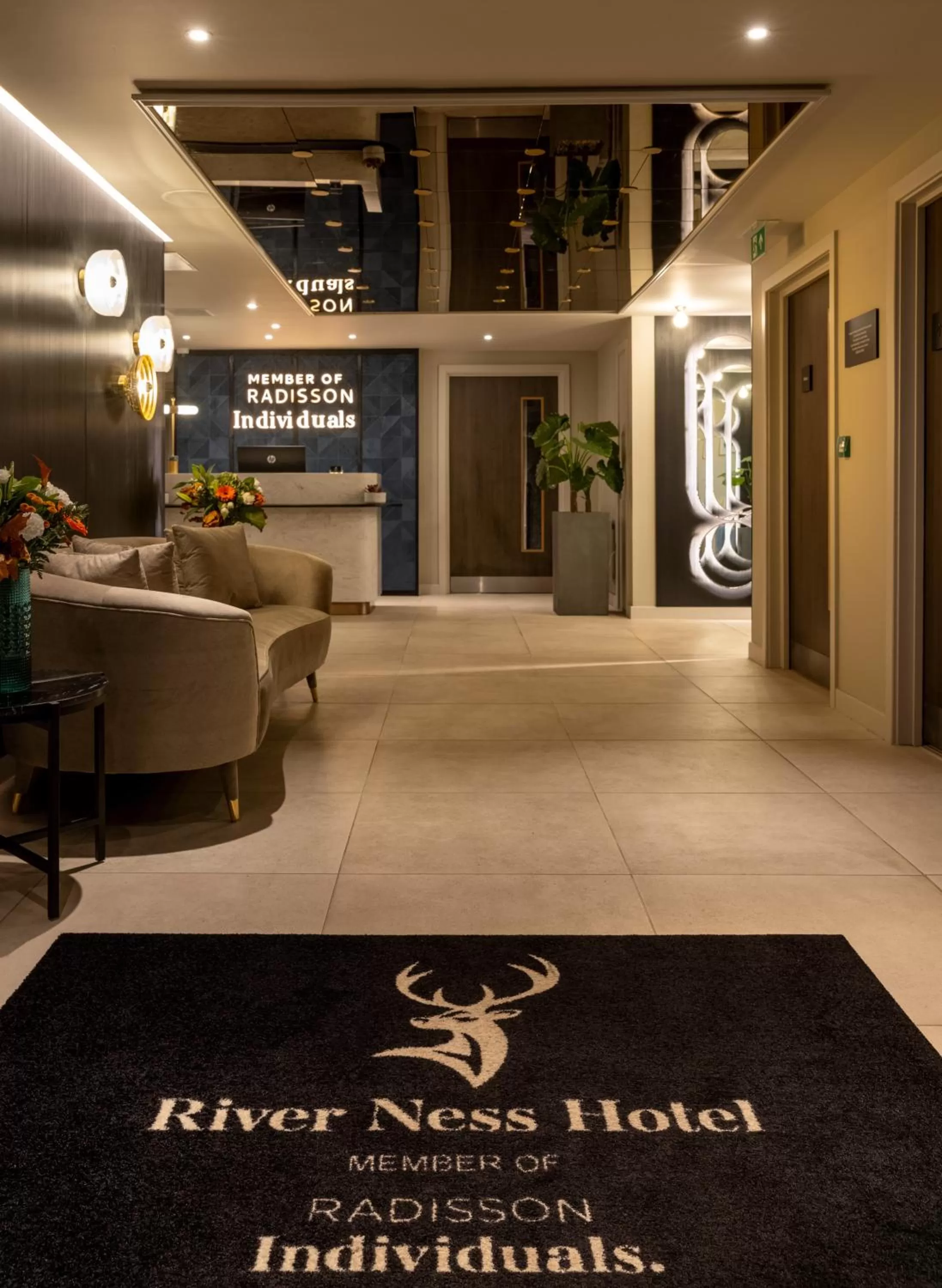 Lobby or reception in River Ness Hotel, a member of Radisson Individuals