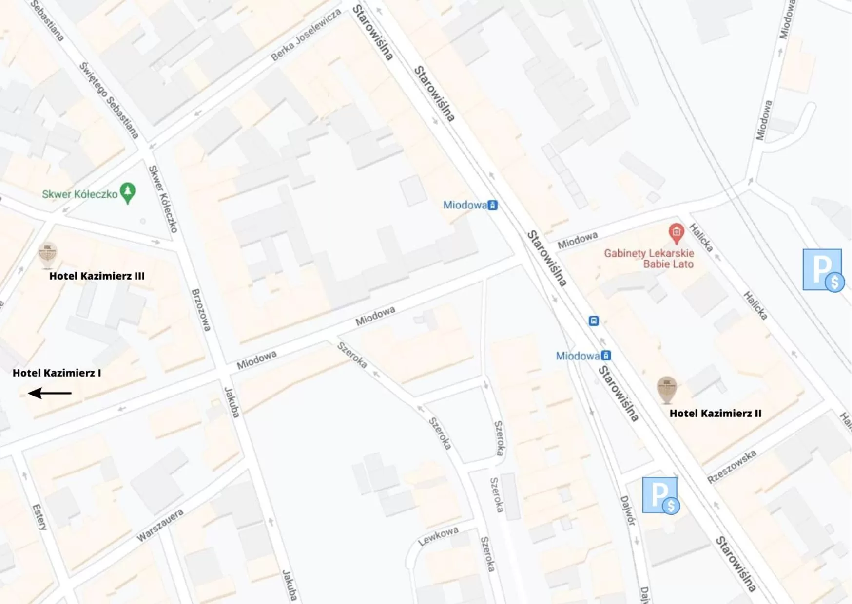 City view in Aneks Hotelu Kazimierz