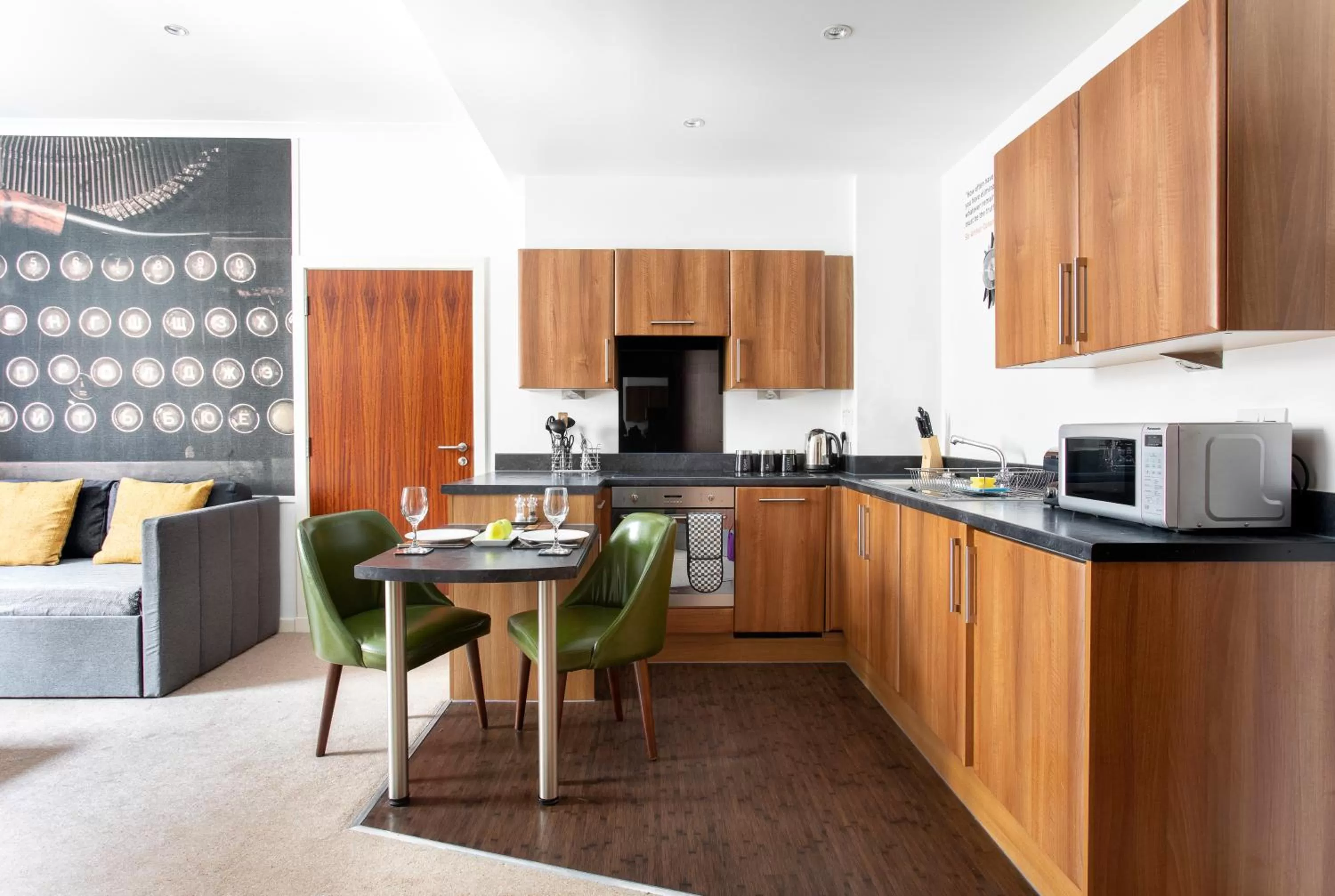 Kitchen or kitchenette in Stewart by Heeton Concept - Aparthotel Edinburgh