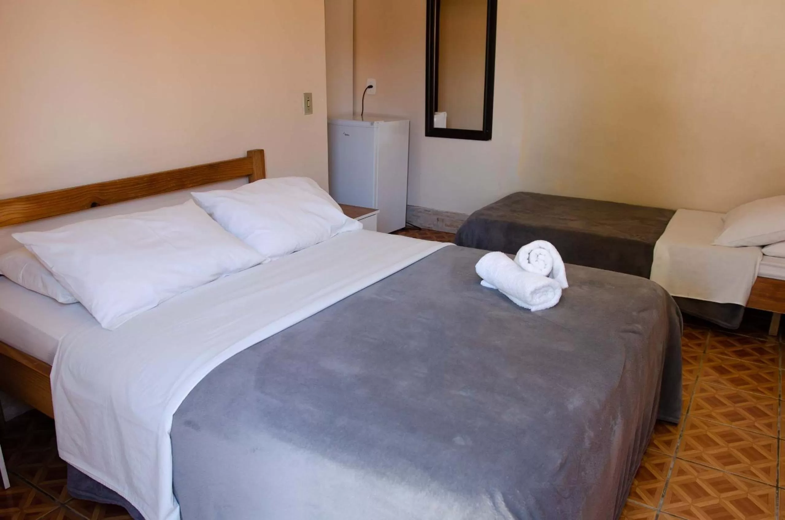 Bed in Pousada Barth