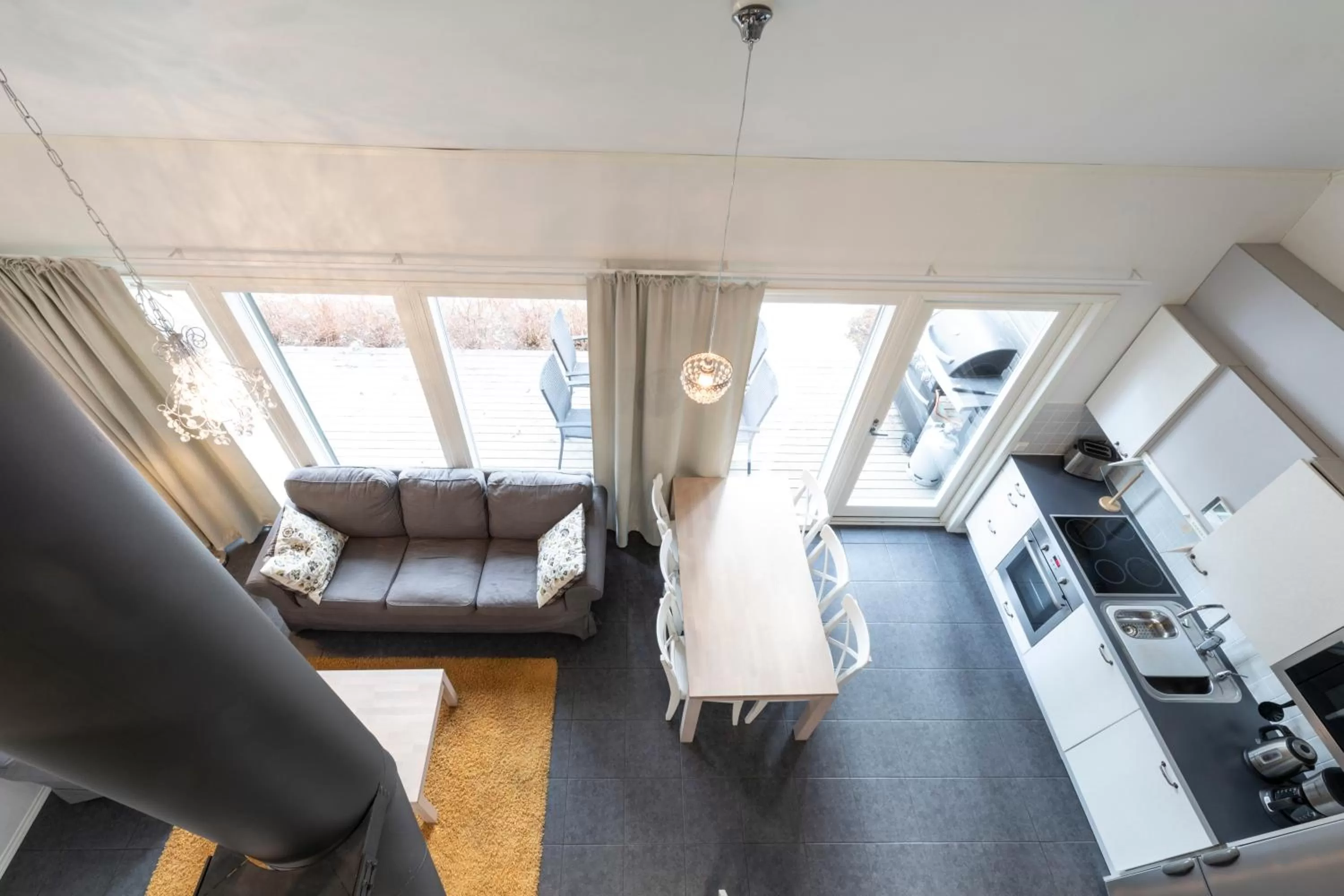 Kitchen or kitchenette in Varjola Holiday Center