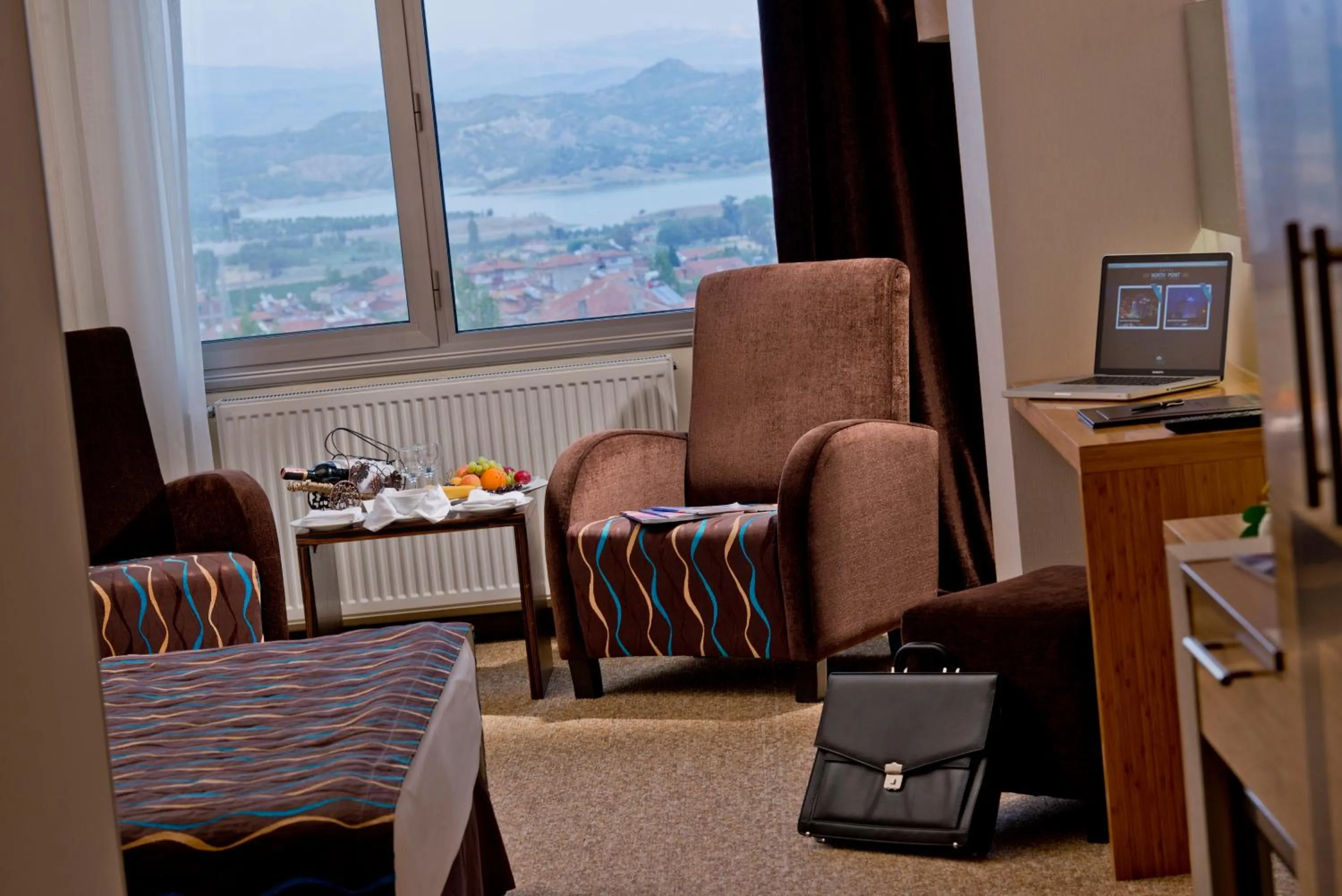 Seating area in North Point Hotel