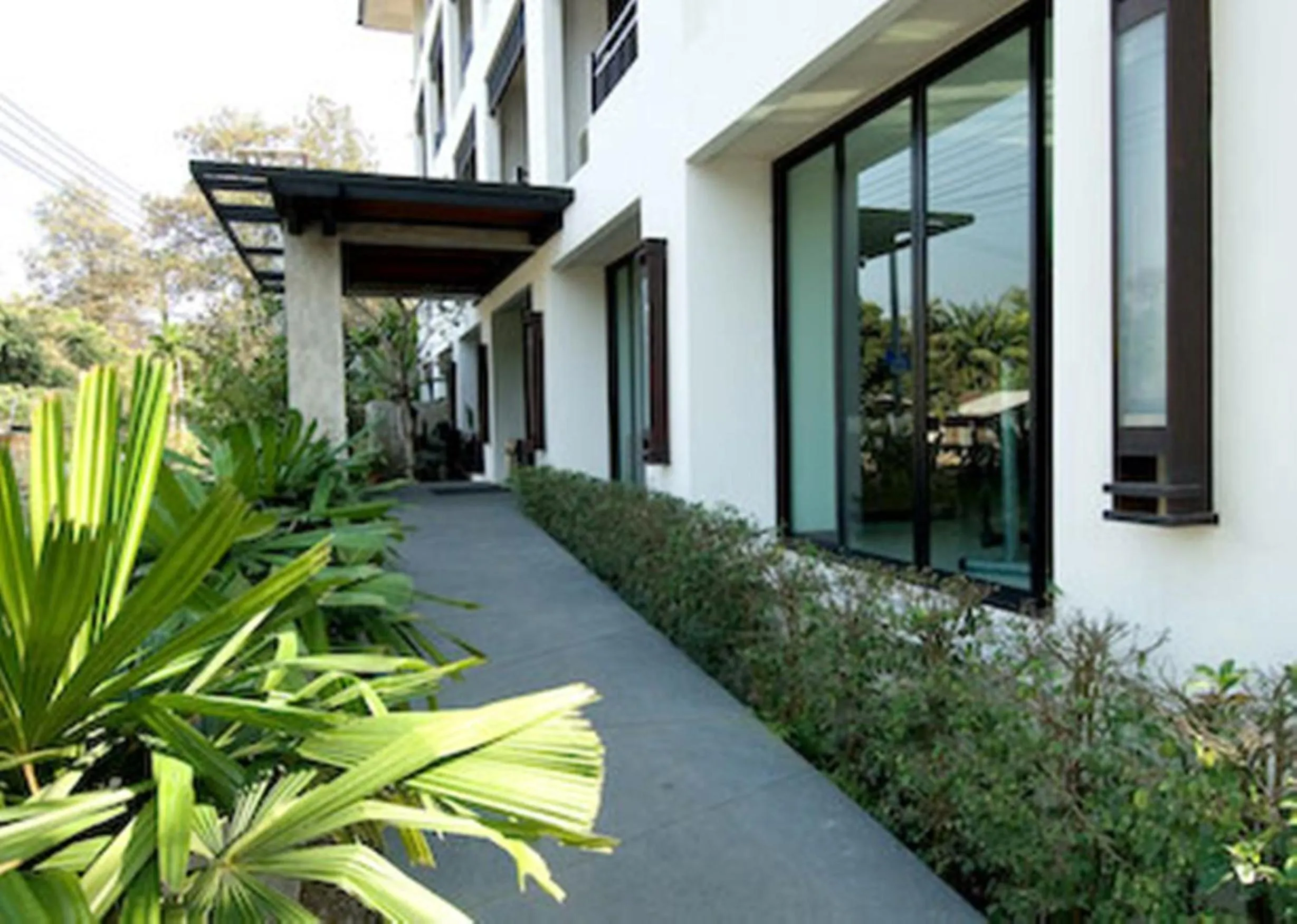 Facade/entrance in Sang Serene House
