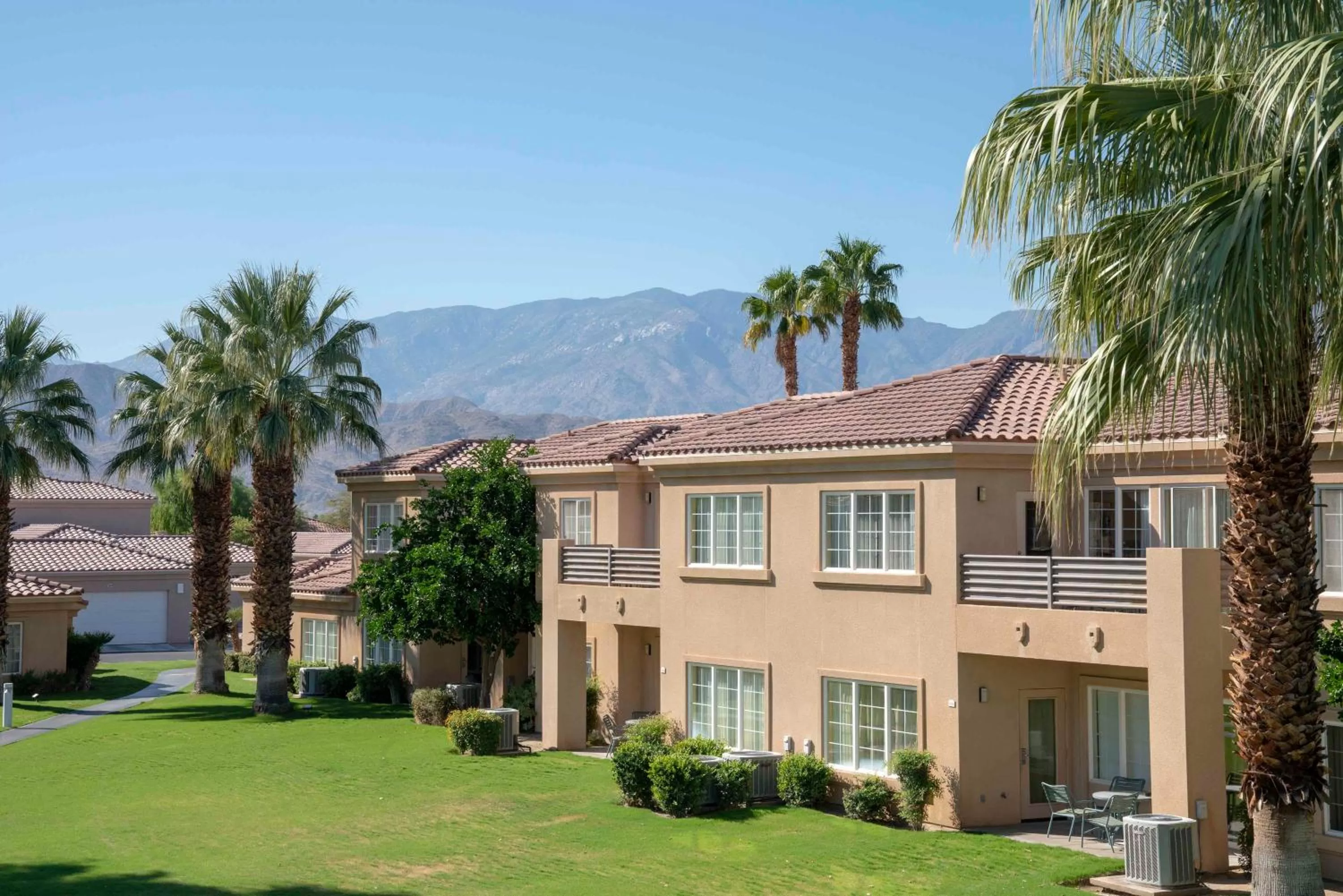 Property building in Raintree's Cimarron Golf Resort Palm Springs
