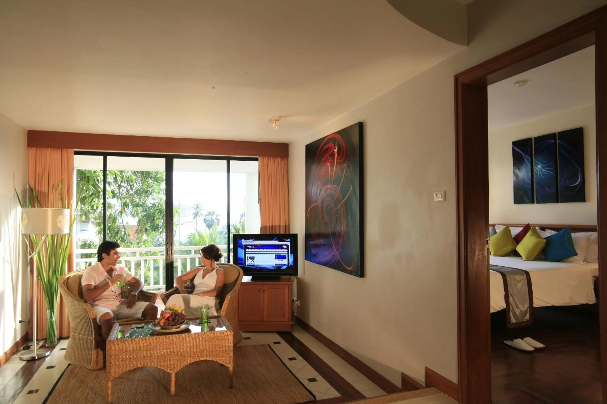 Living room in Sunset Beach Resort