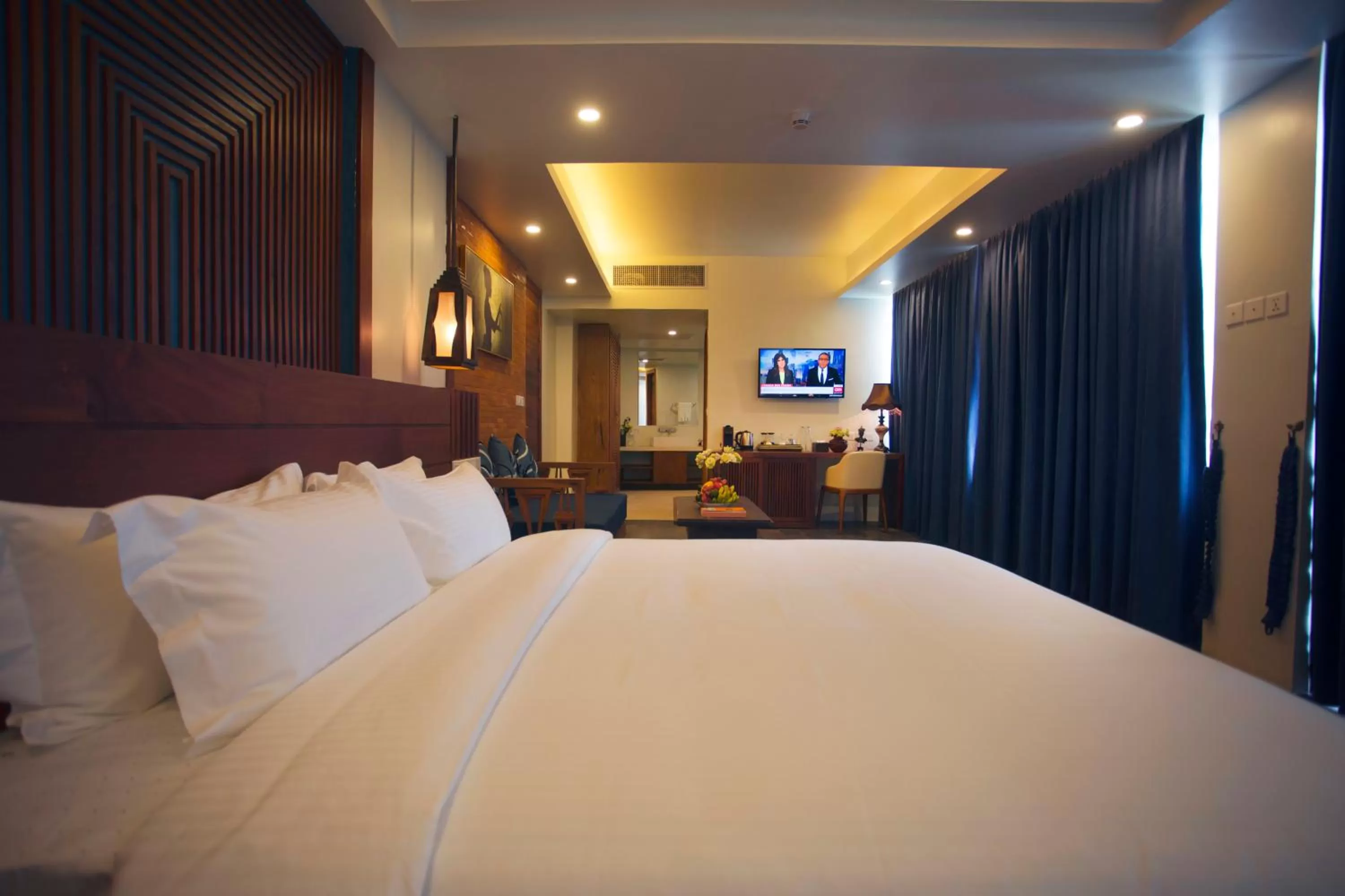 Bed in HARI Residence & Spa