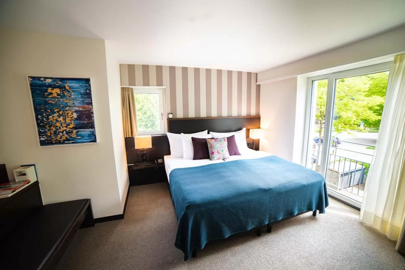 Bedroom, Bed in Park Hotel Winterthur