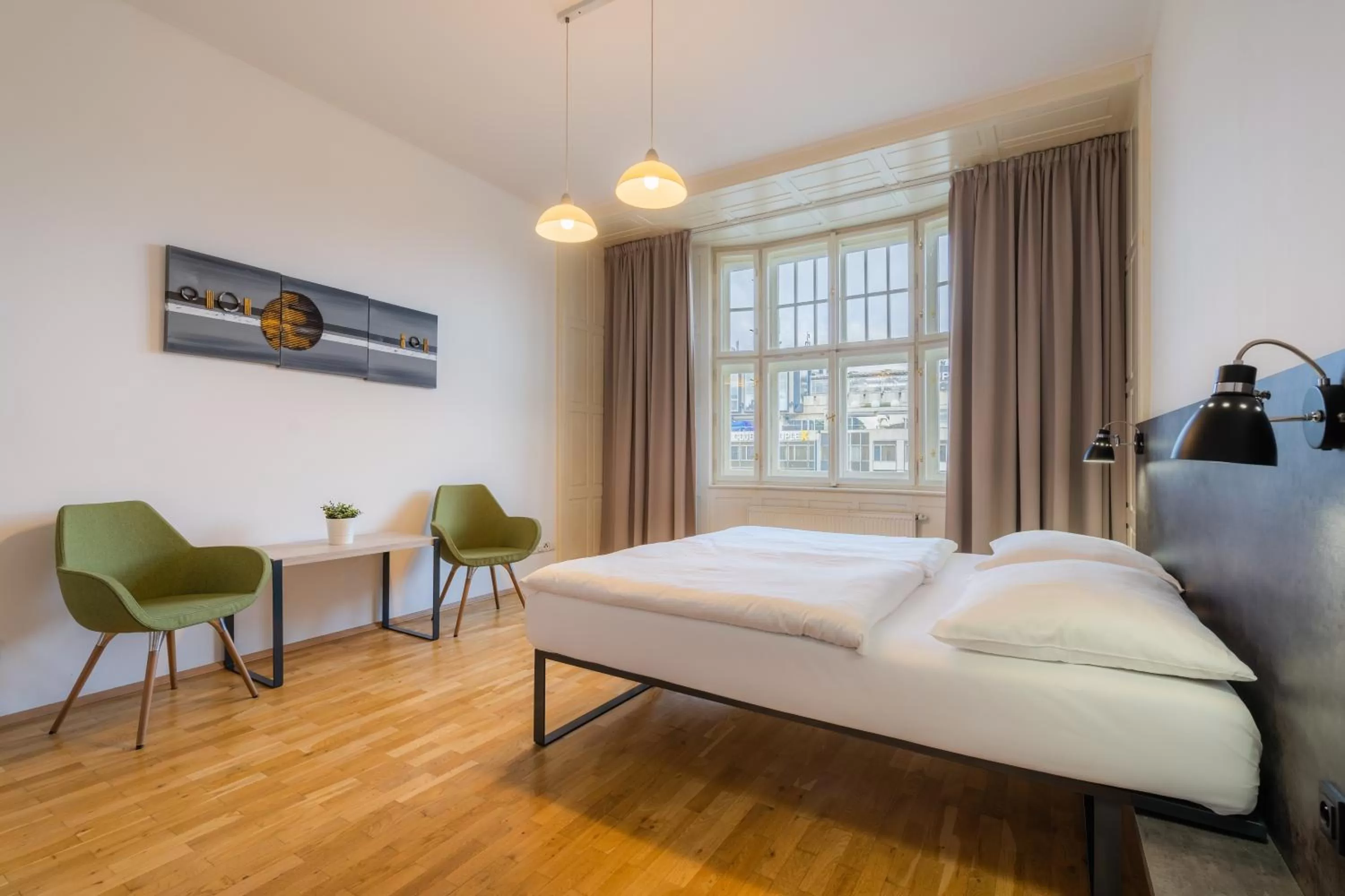 Photo of the whole room, Bed in EA ApartHotel Melantrich