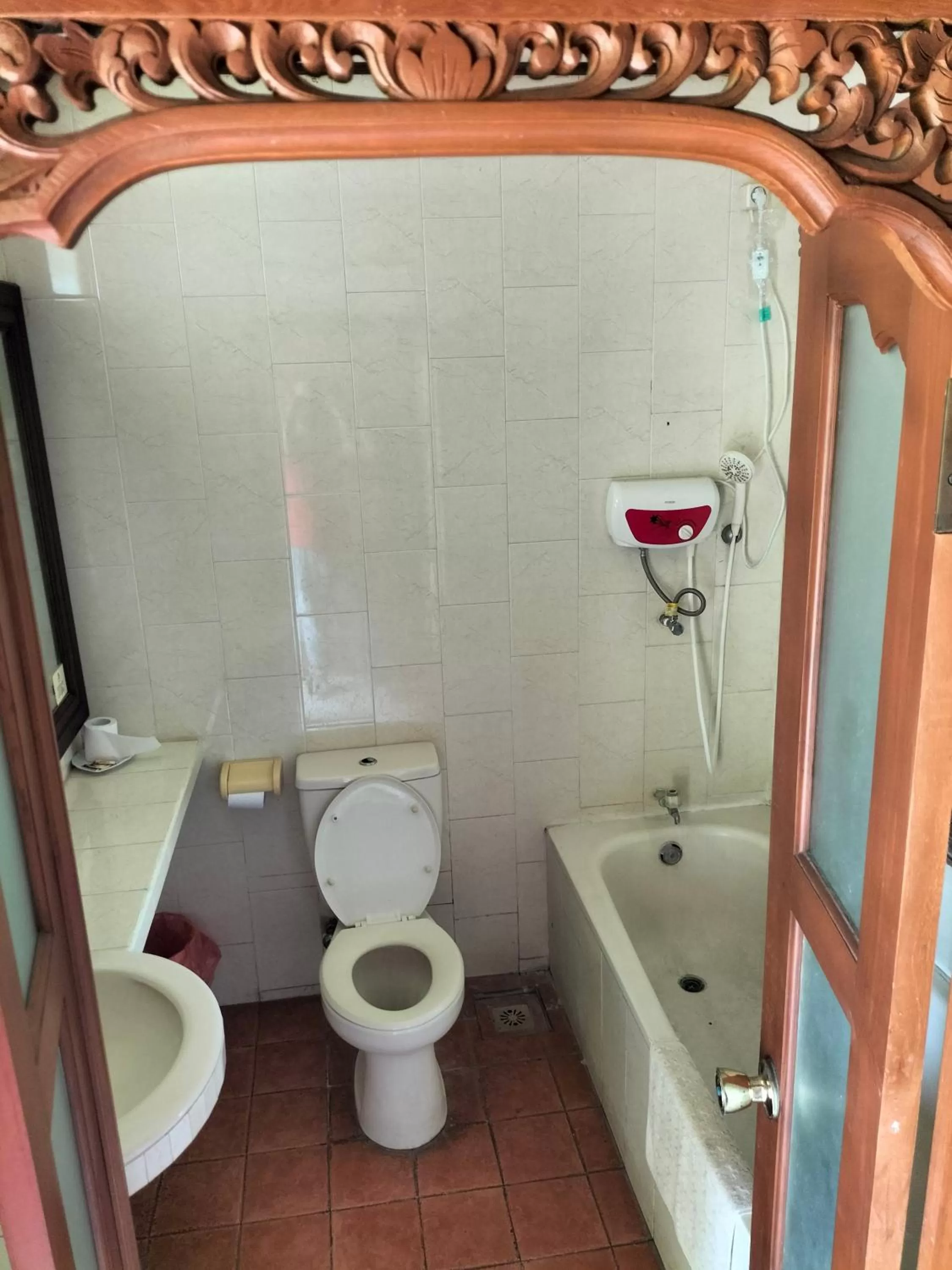 Bathroom in Nirwana Sea Side Cottages