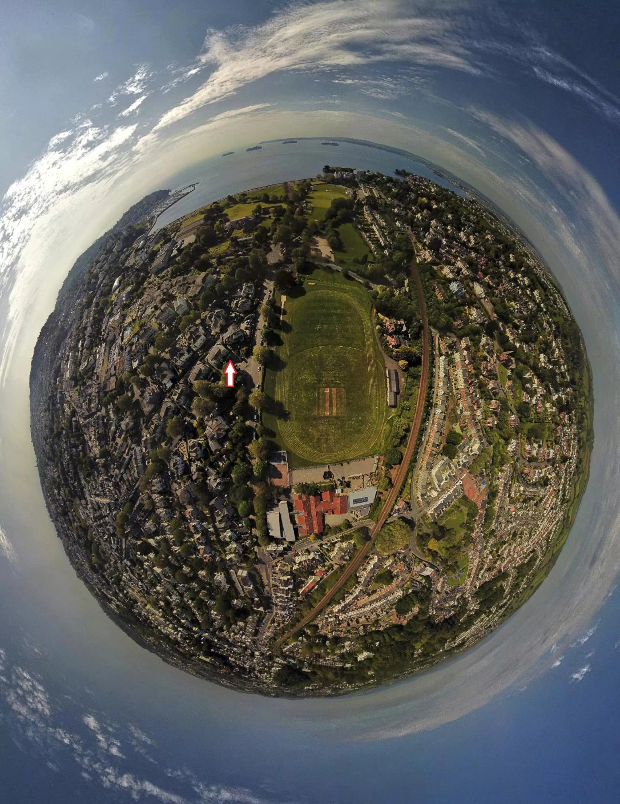 Bird's eye view, Bird's-eye View in Melba House