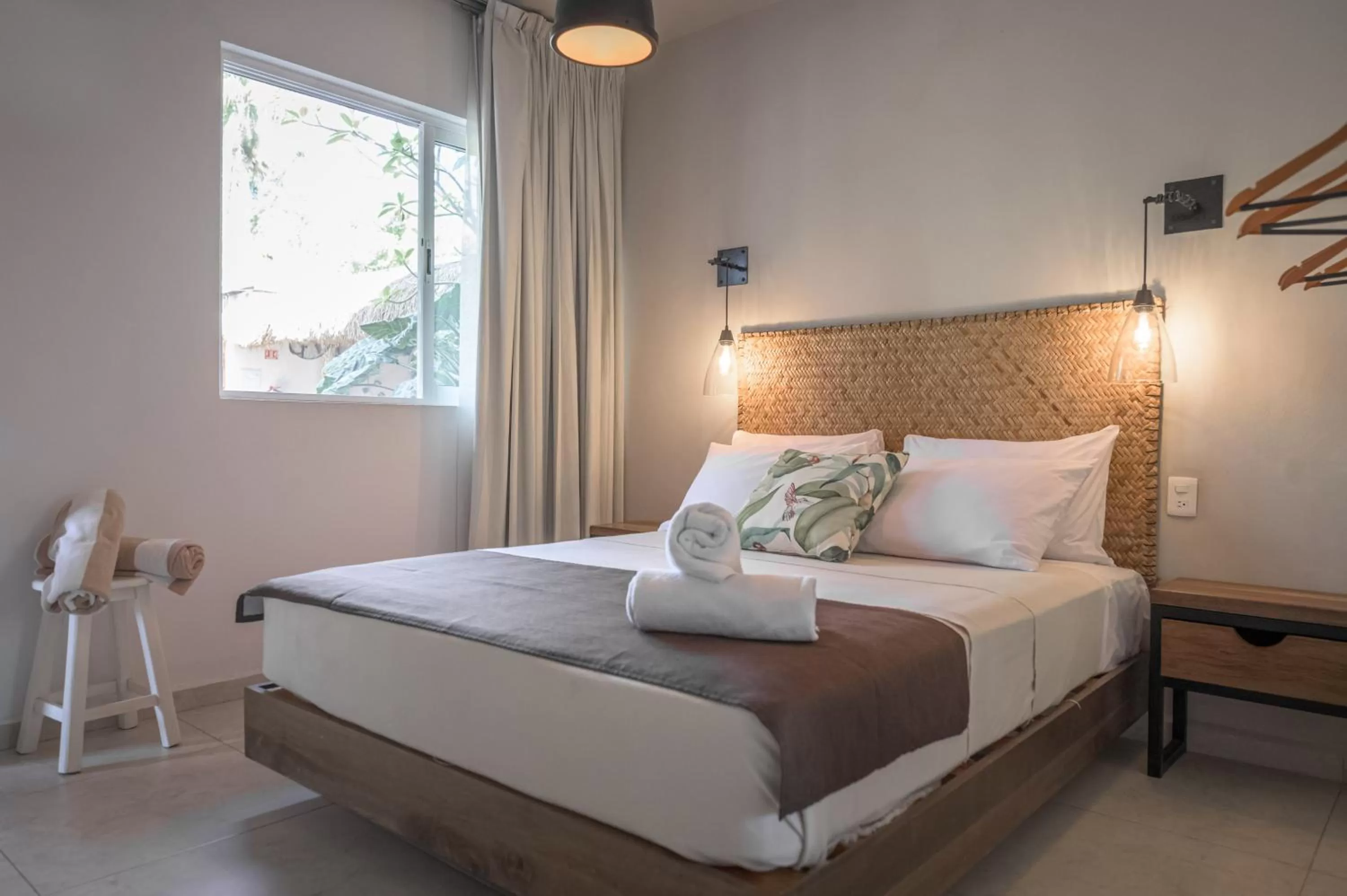 Bed in AGAM Hotel Boutique Bacalar - Adults Only