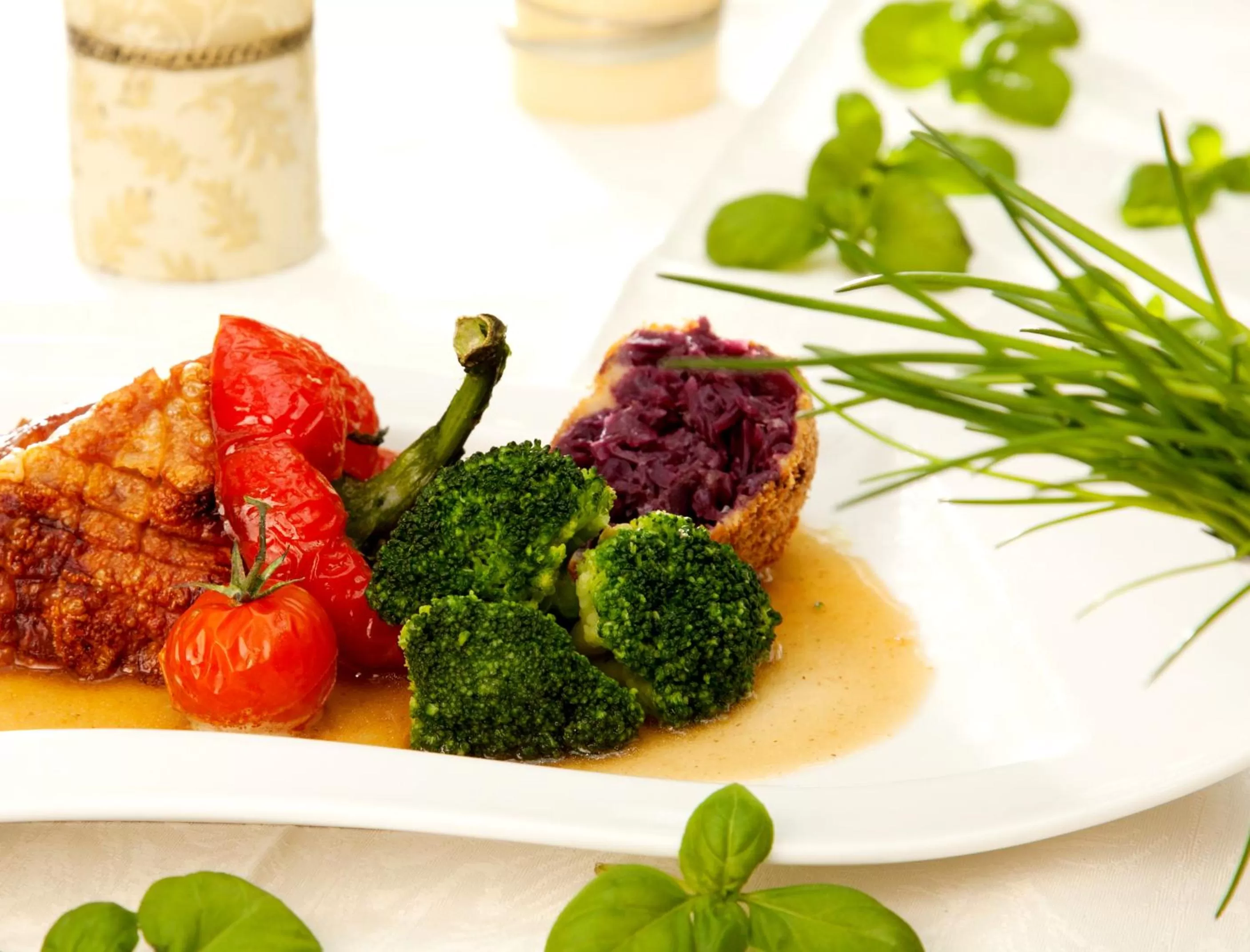 Dinner, Food in Landhotel Schneider