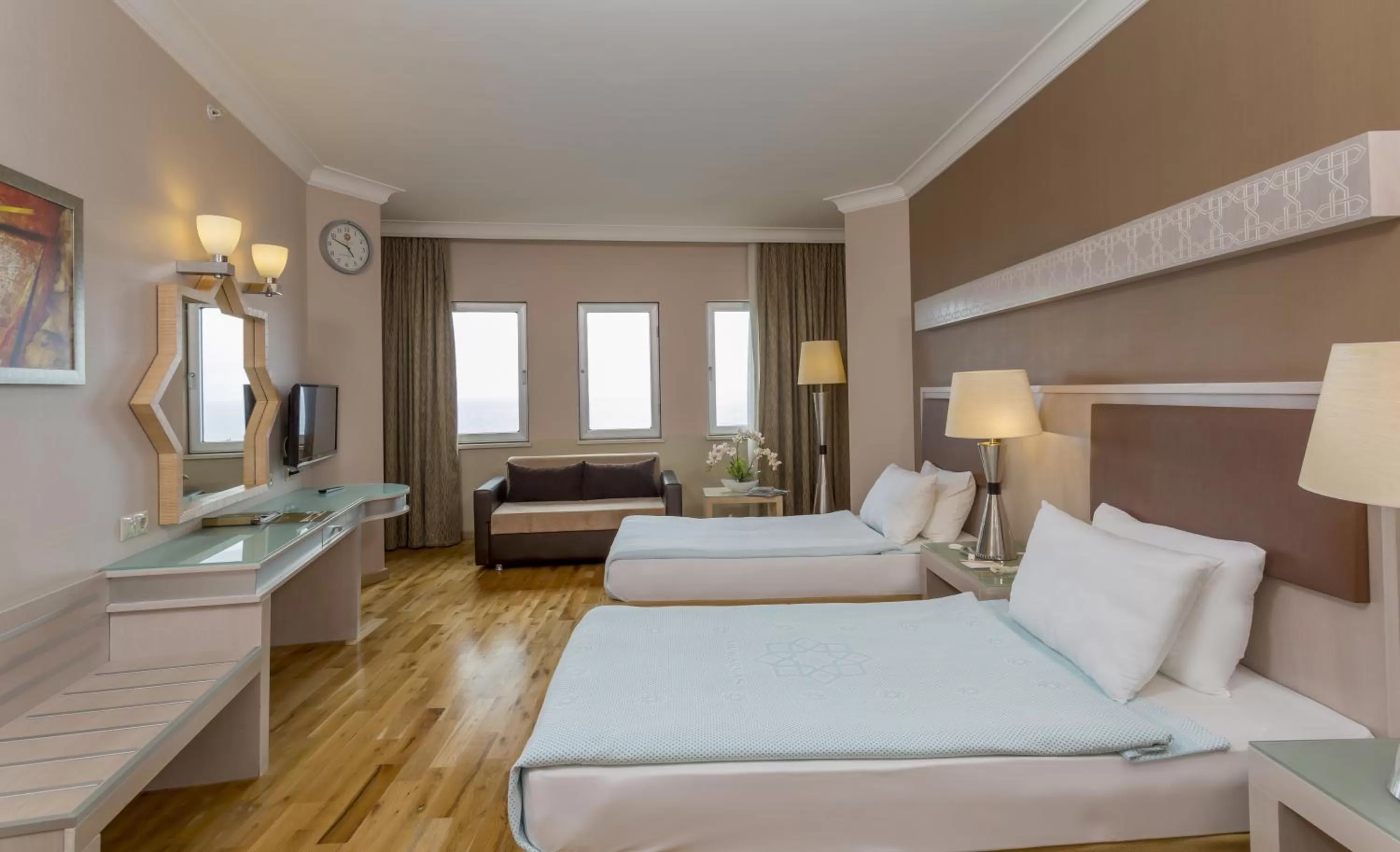 TV and multimedia, Bed in Mukarnas Spa & Resort Hotel