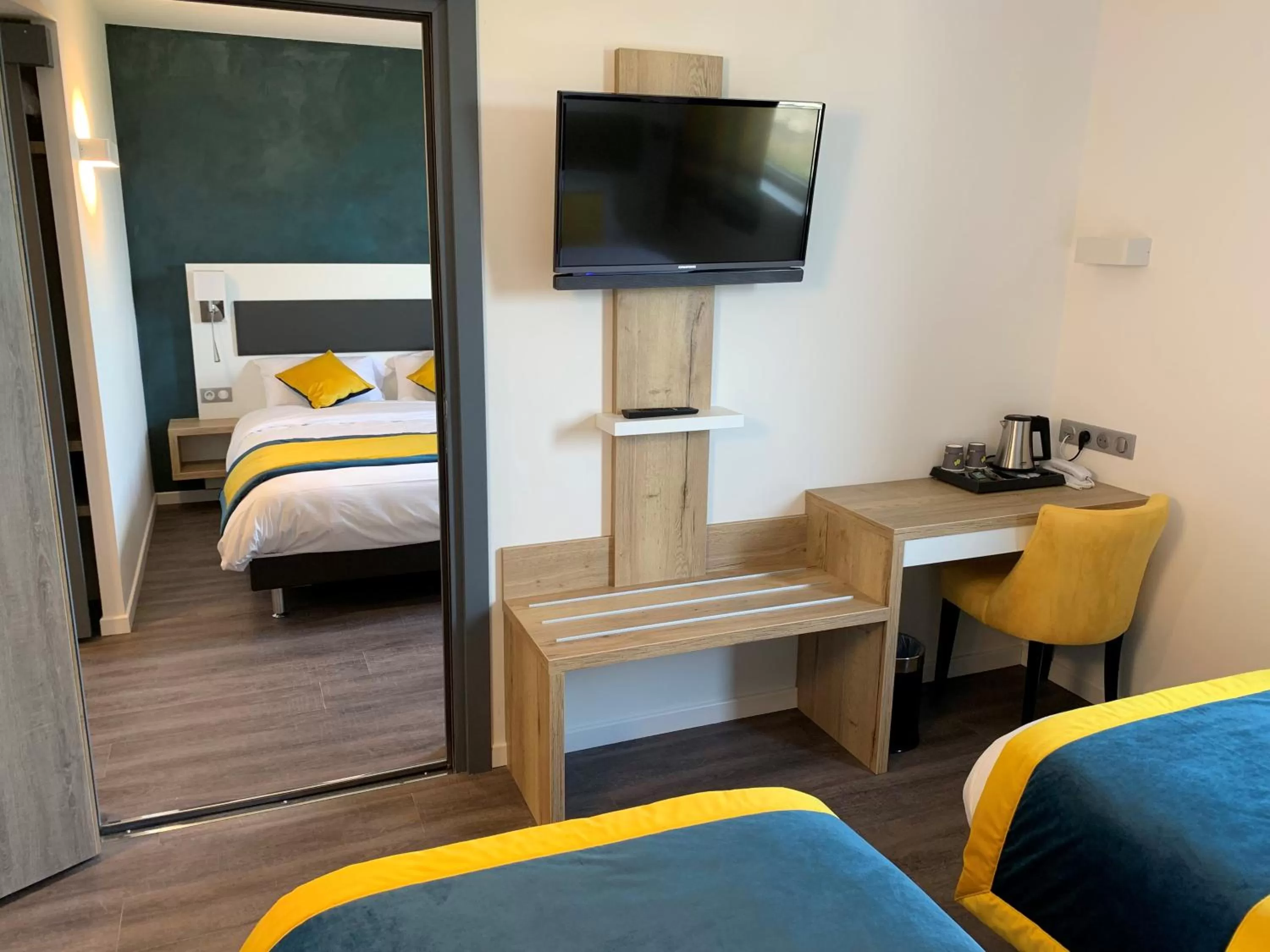 Bed in ATOLON PARK HOTEL