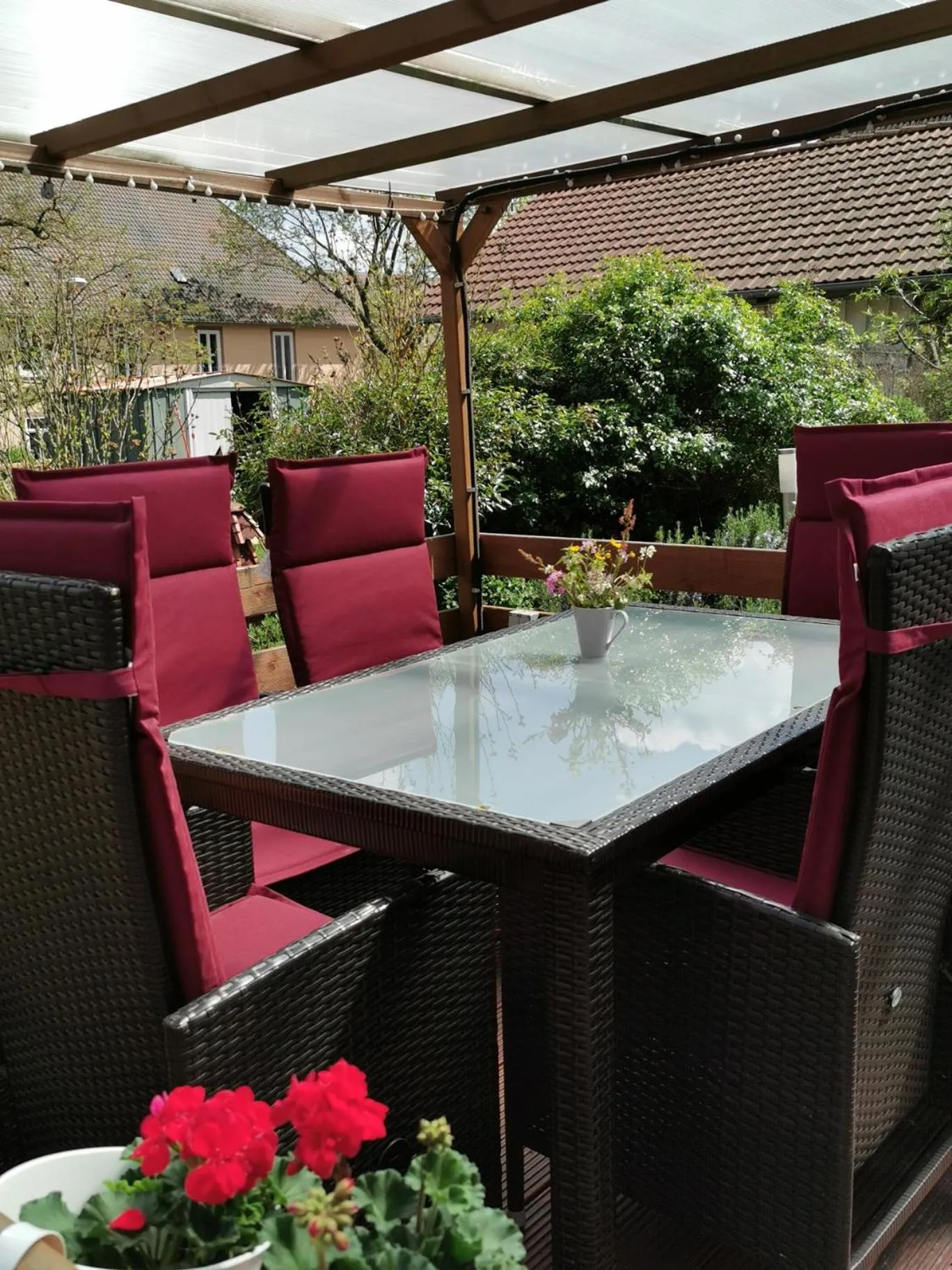 Garden in Apartmenthaus Wertheim