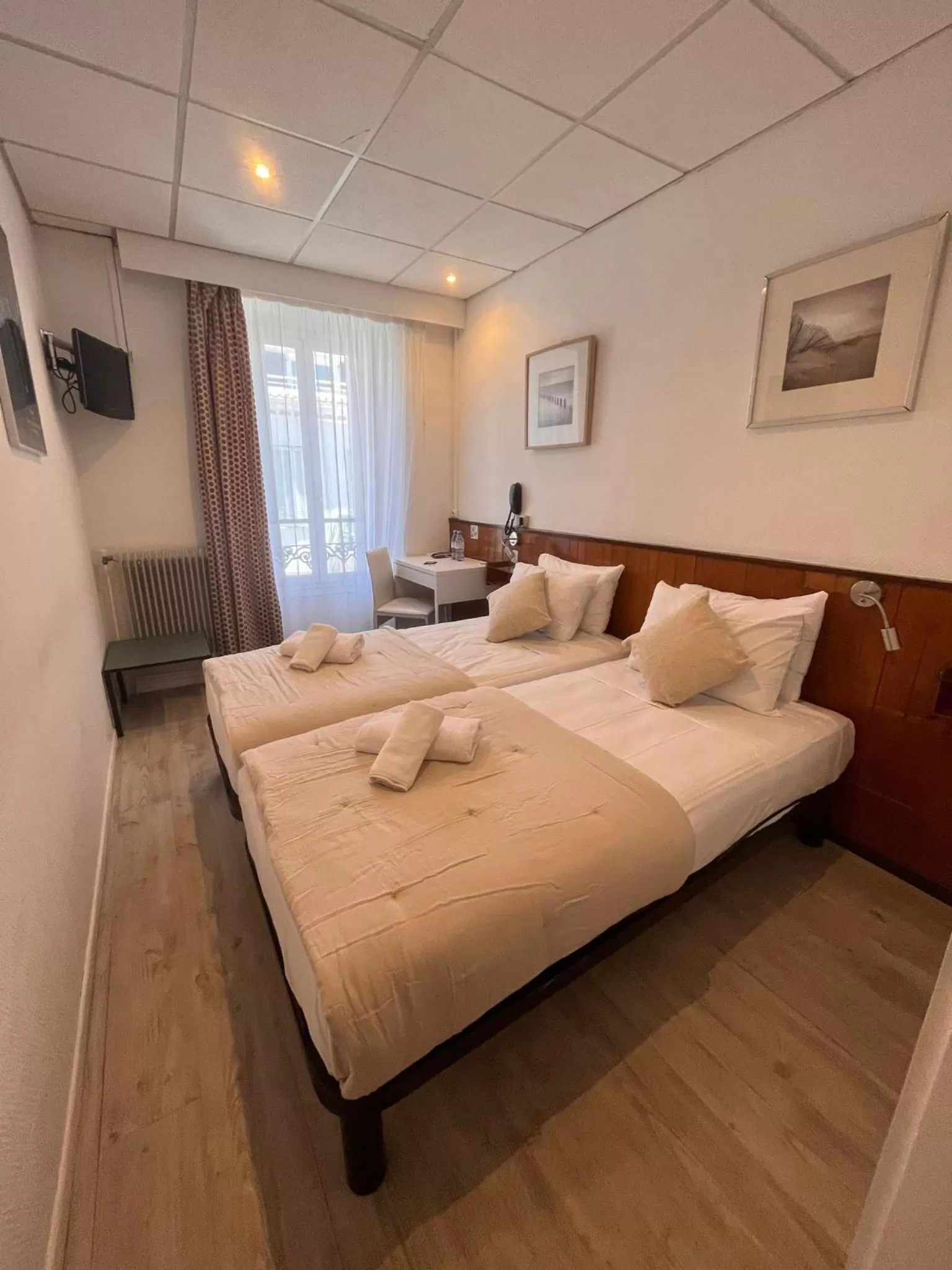 Bed in Azurene Royal Hotel