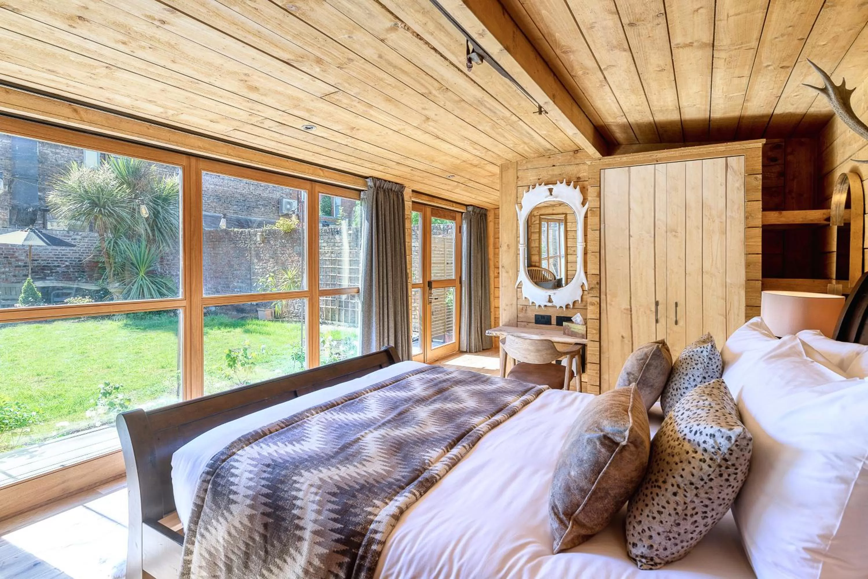 Spring, Bed in Clementine's Guest House