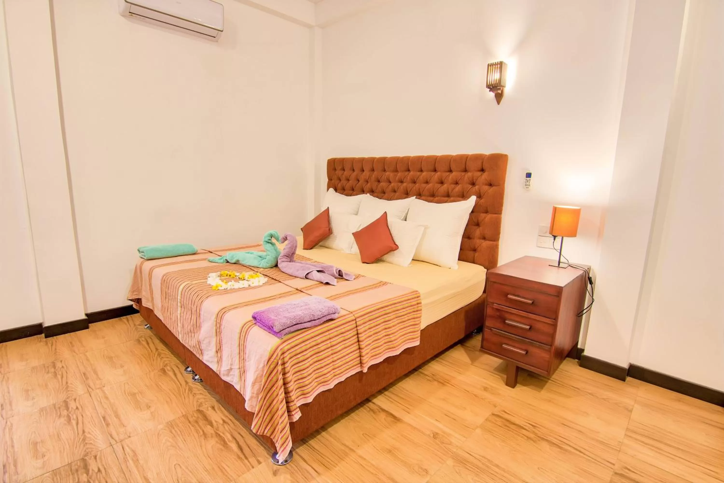 Bed in Ashiyana Hotel