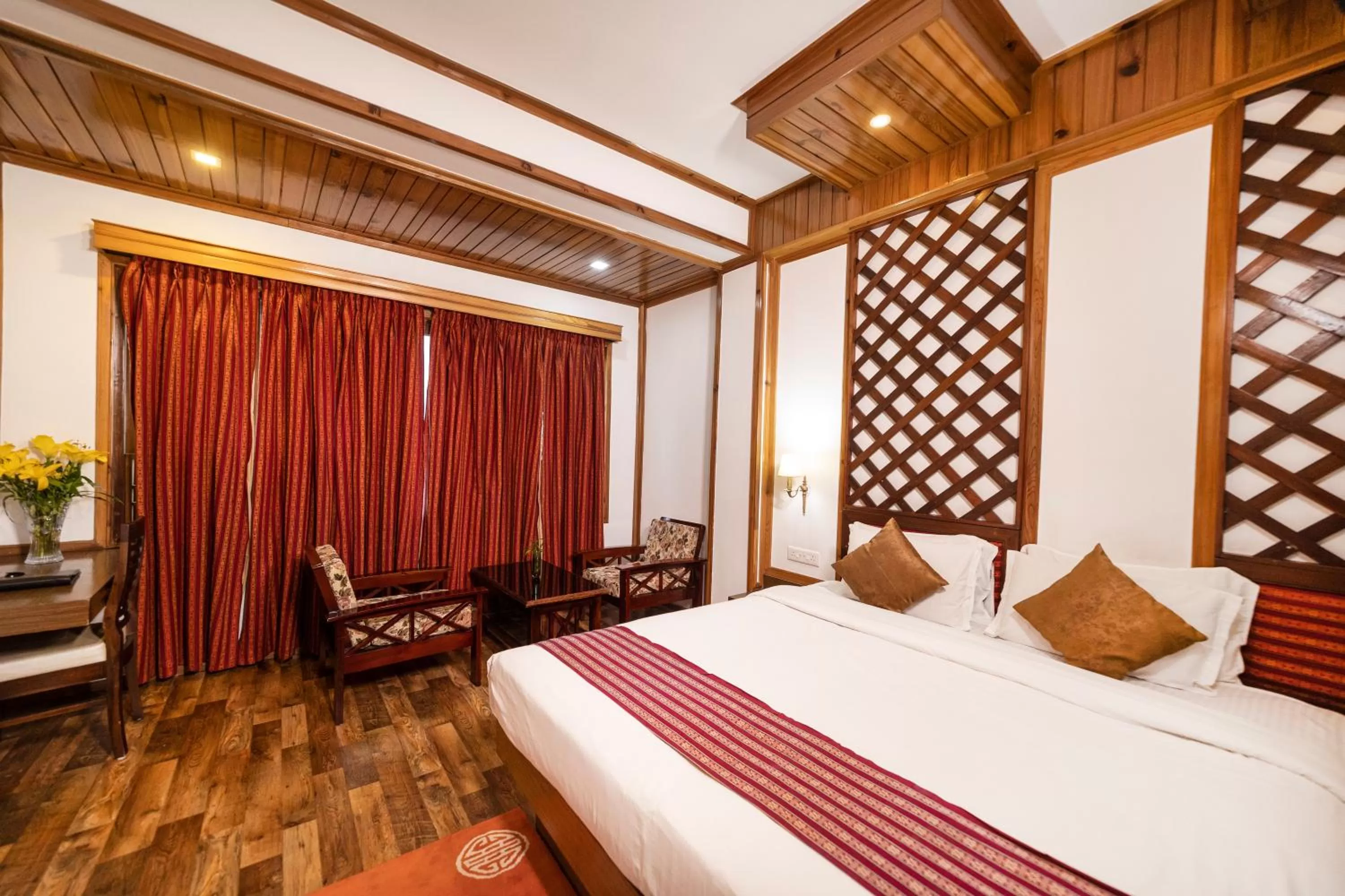 Living room, Bed in Yangthang Heritage