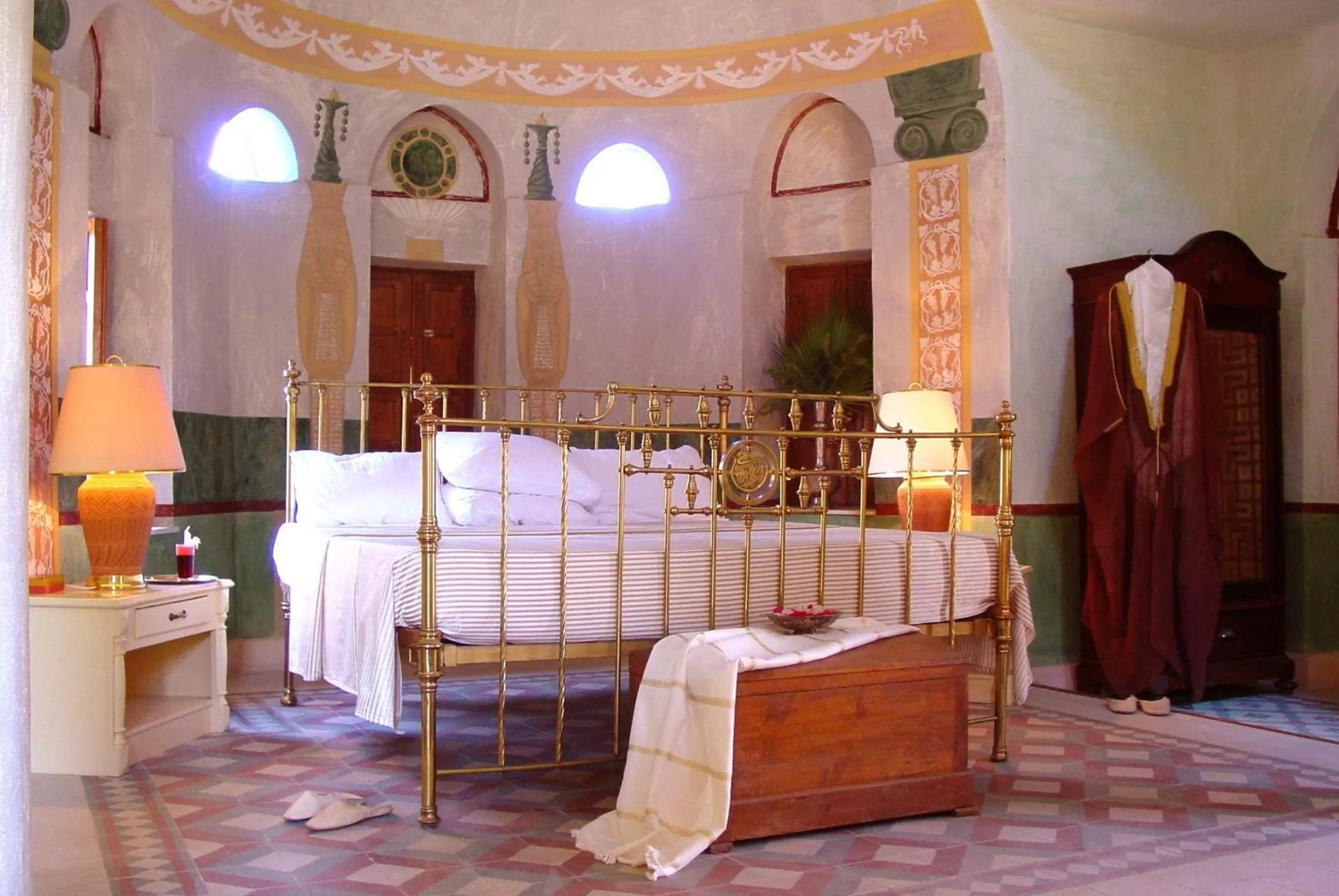 Photo of the whole room, Bed in Al Moudira Hotel