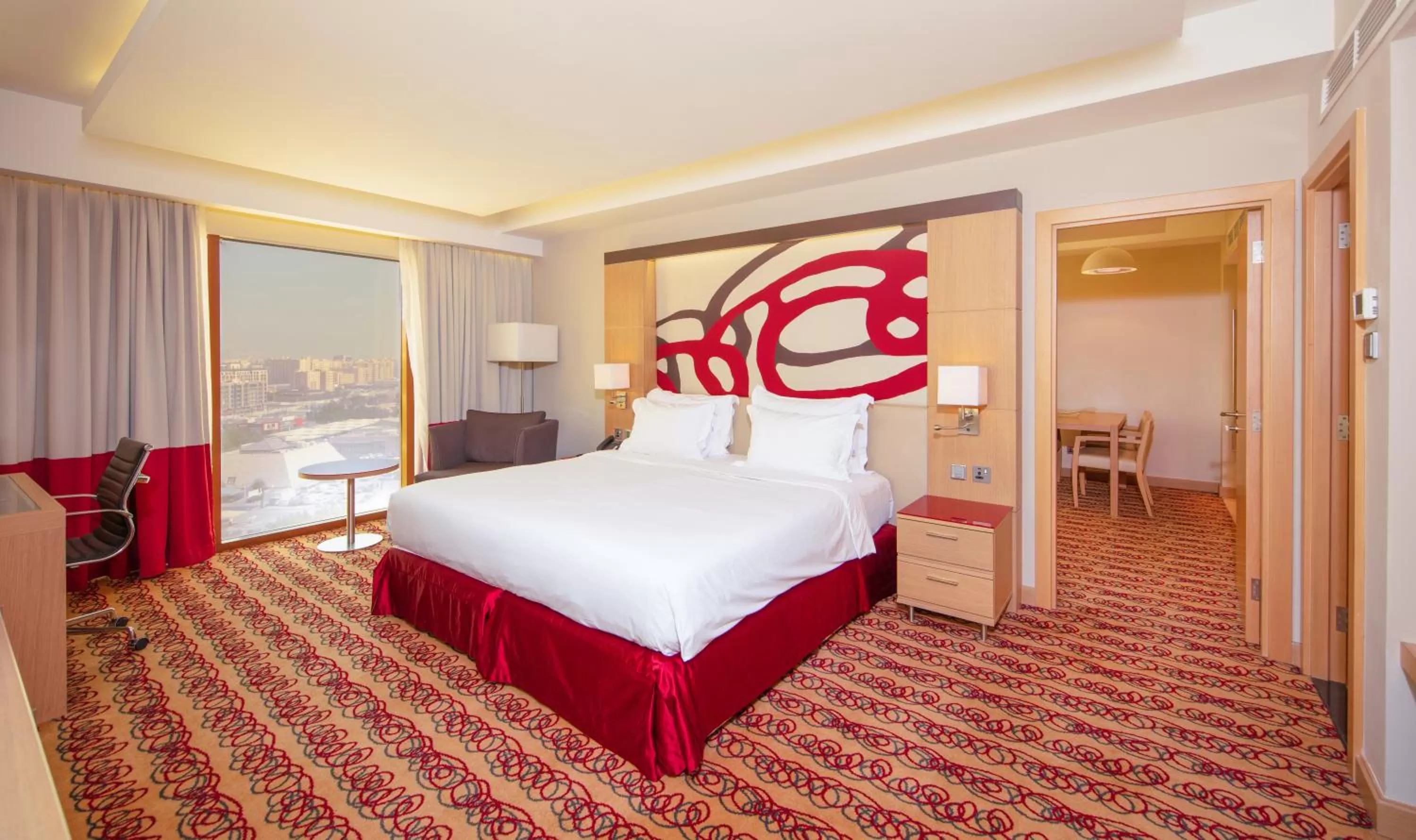 Bed in Radisson Blu Hotel, Doha