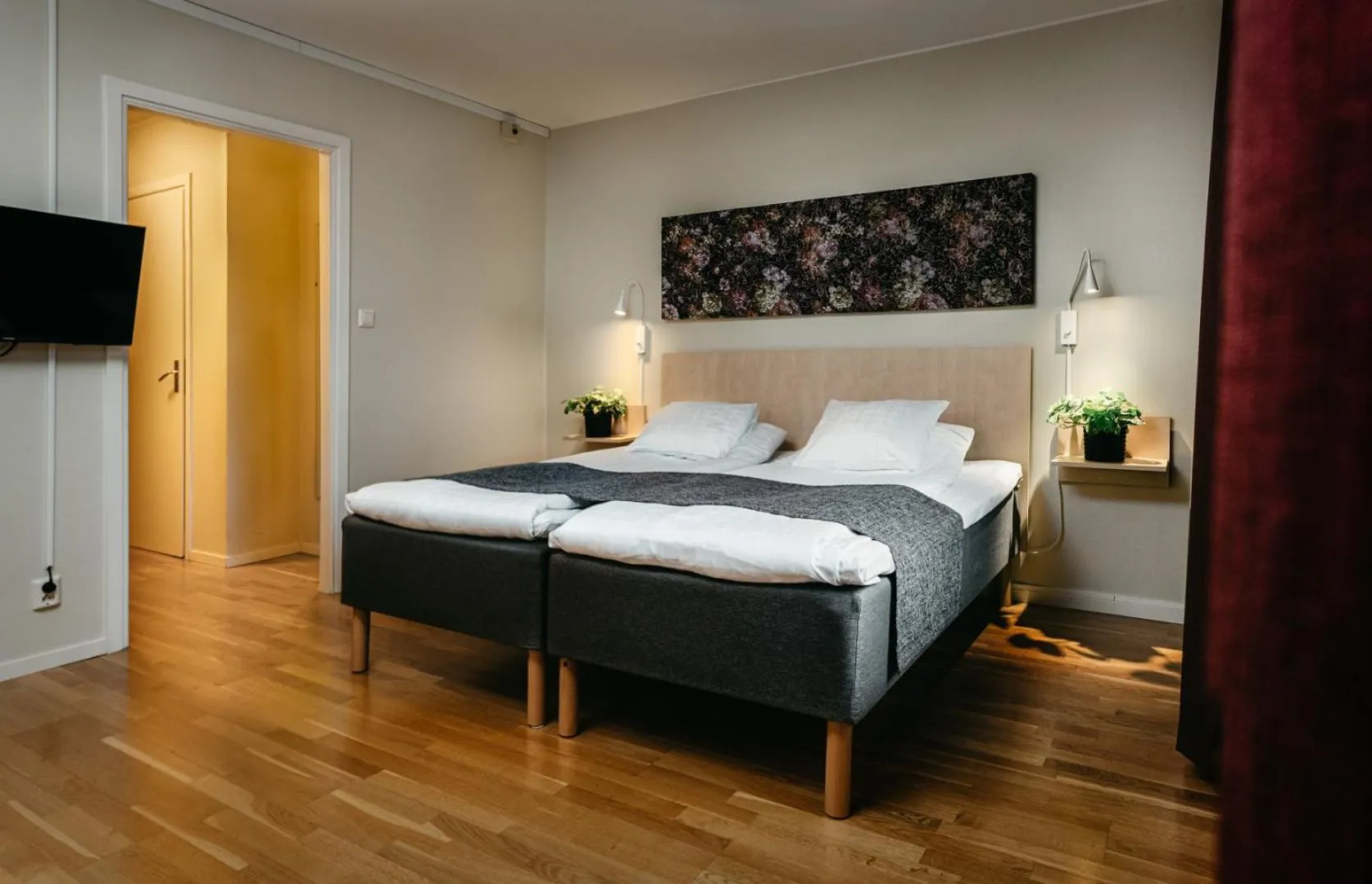 Photo of the whole room, Bed in Hotell Björken