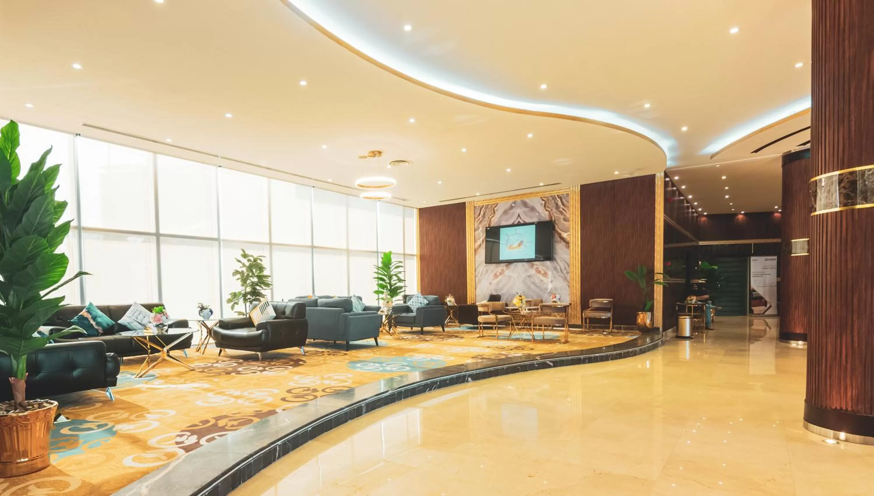 Lobby or reception in Golden Ship Hotel