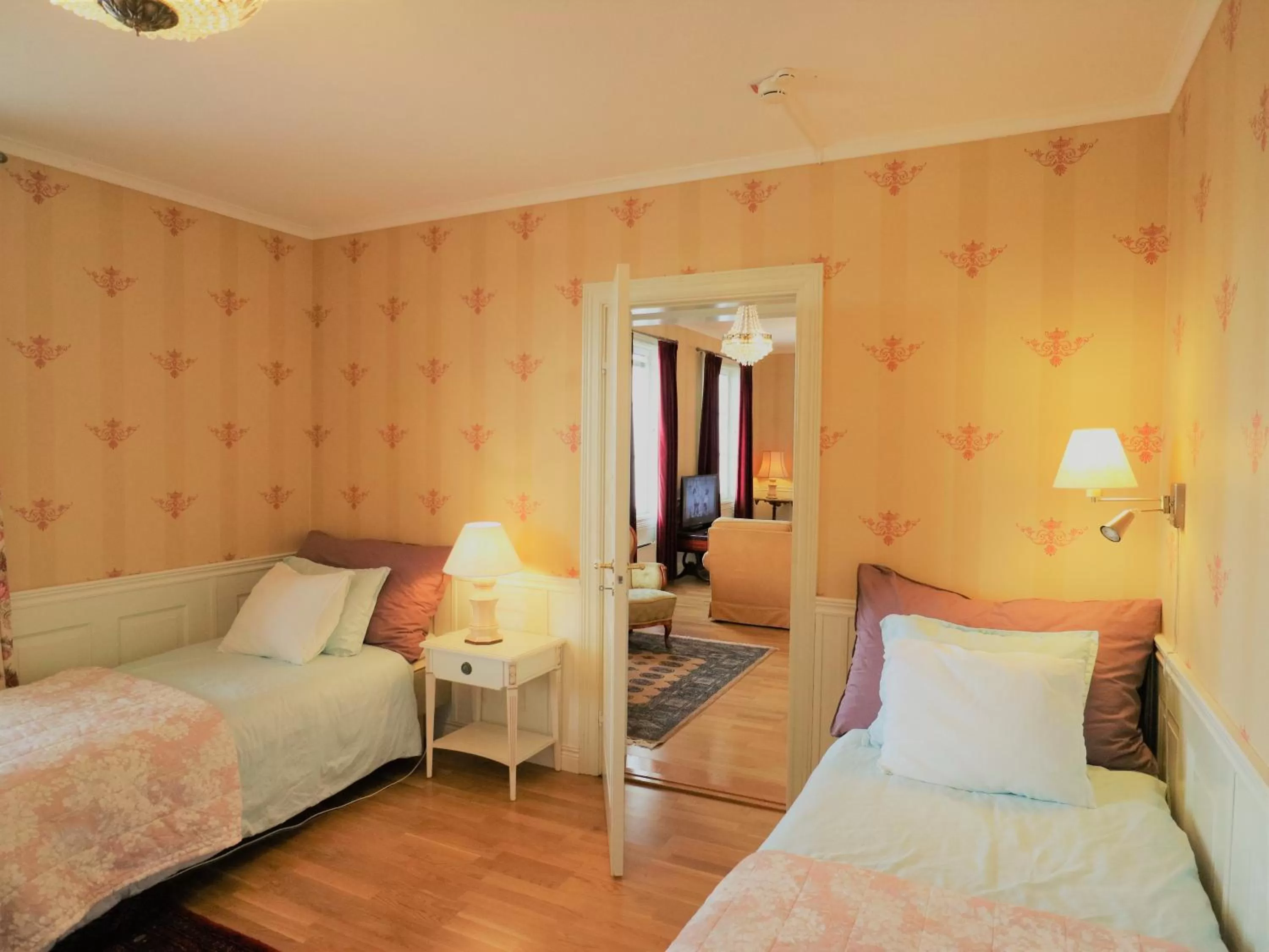 Bed in Vänerport Lakefront Hotell