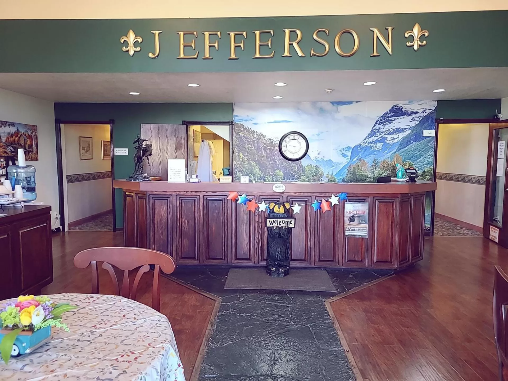 Lobby or reception in Jefferson Inn