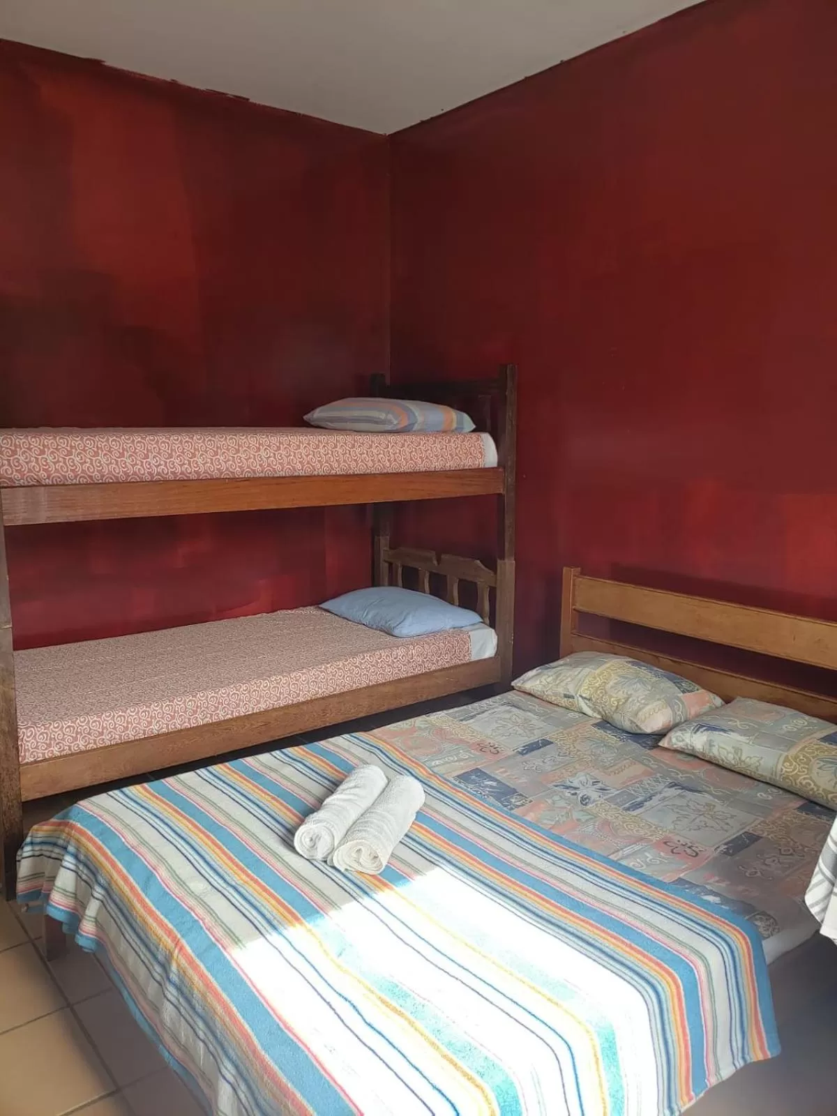 Bed in Hotel Nevada Ubatuba