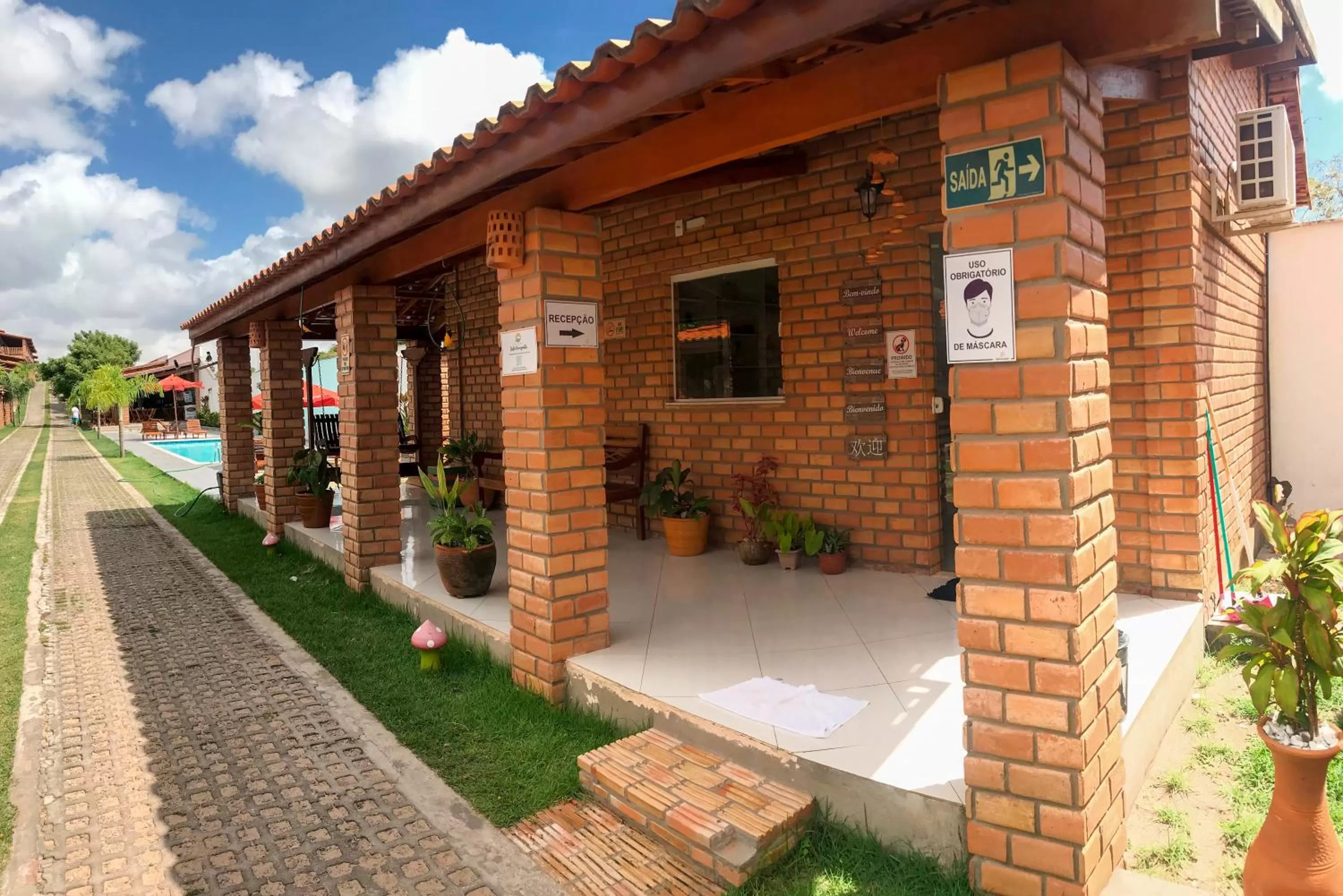 Lobby or reception in Pousada Vasto Horizonte